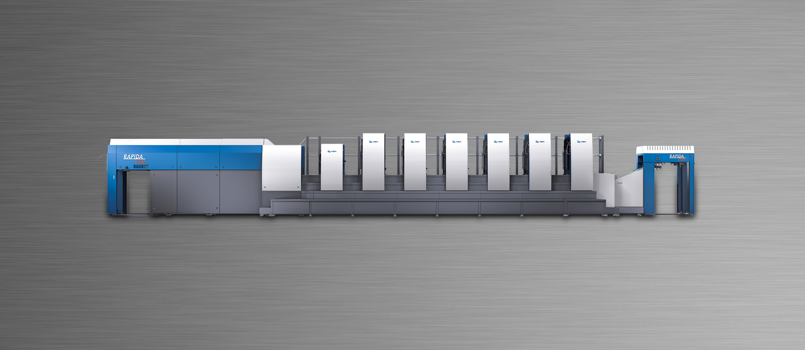 7-Color KBA 106 press, (29” x 41”) with LED U.V. 