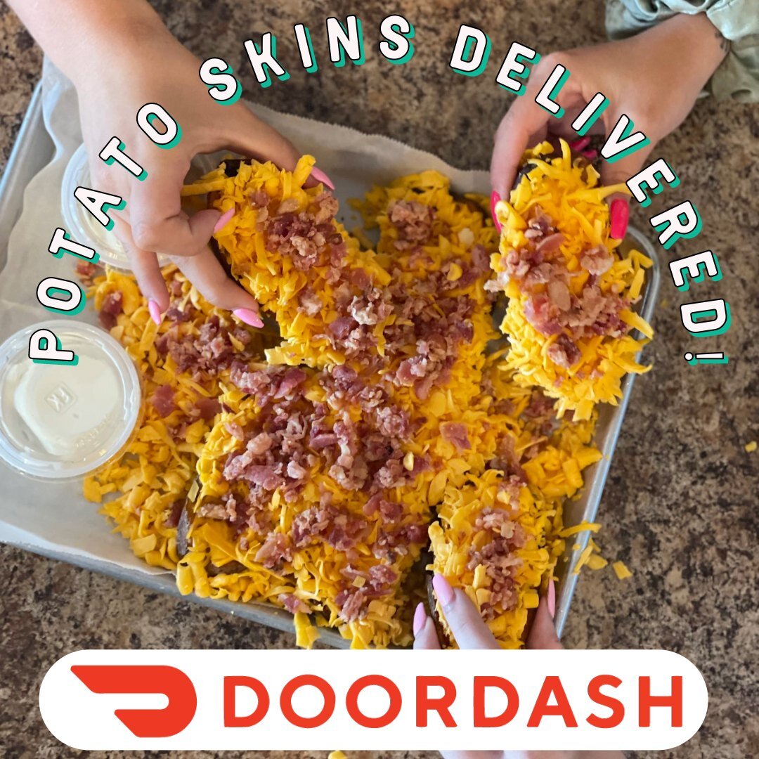 It's TATER TUESDAY! Find us on Doordash or stop by and see us.