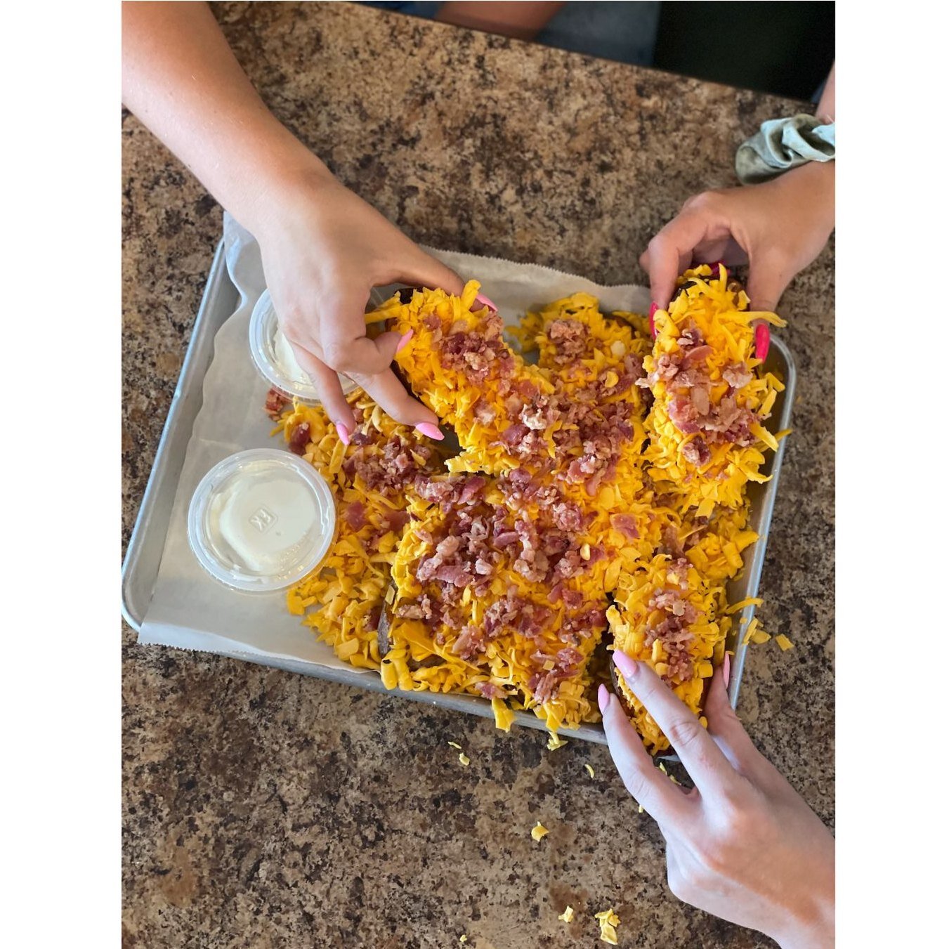 It's TATER TUESDAY!  Enjoy half-off our Famous Original Potato Skins all day long, for takeout or dine-in. 🥔🧀🥓