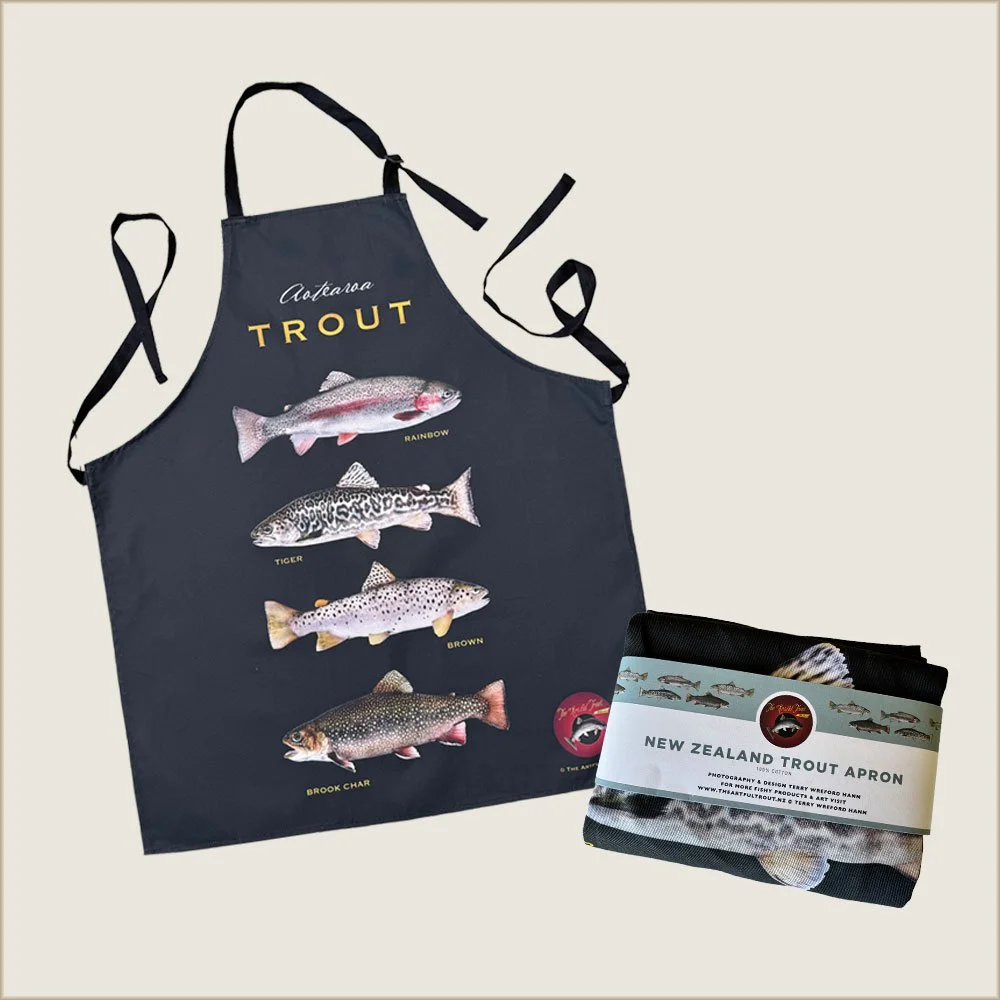 New Zealand Trout Barbecue Apron