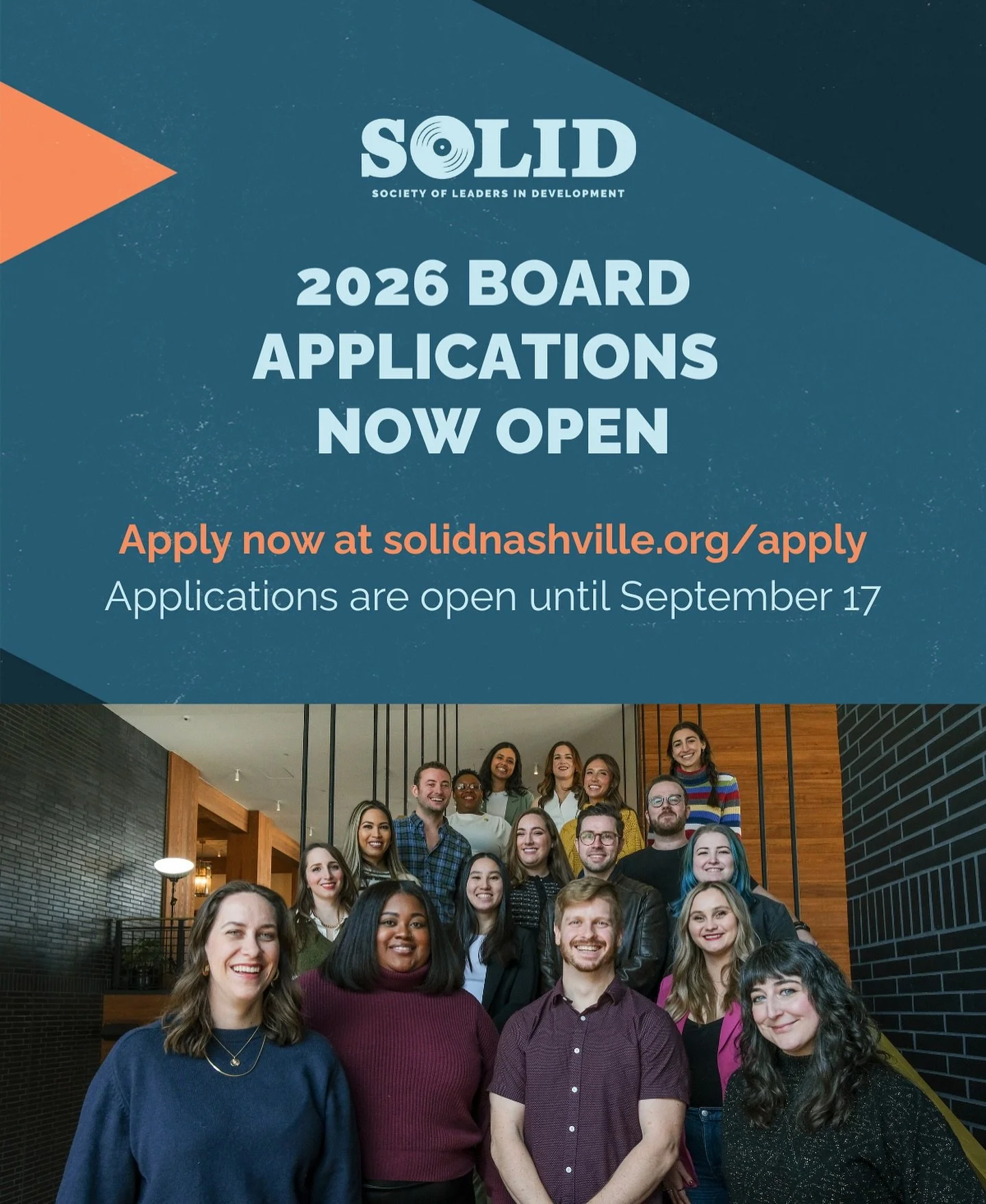 Are you ready to take your involvement in SOLID to the next level? 📈💙 

We&rsquo;re officially opening applications for the 2026 SOLID Board! This is your chance to help guide the future of our organization, bring fresh ideas to the table, and make