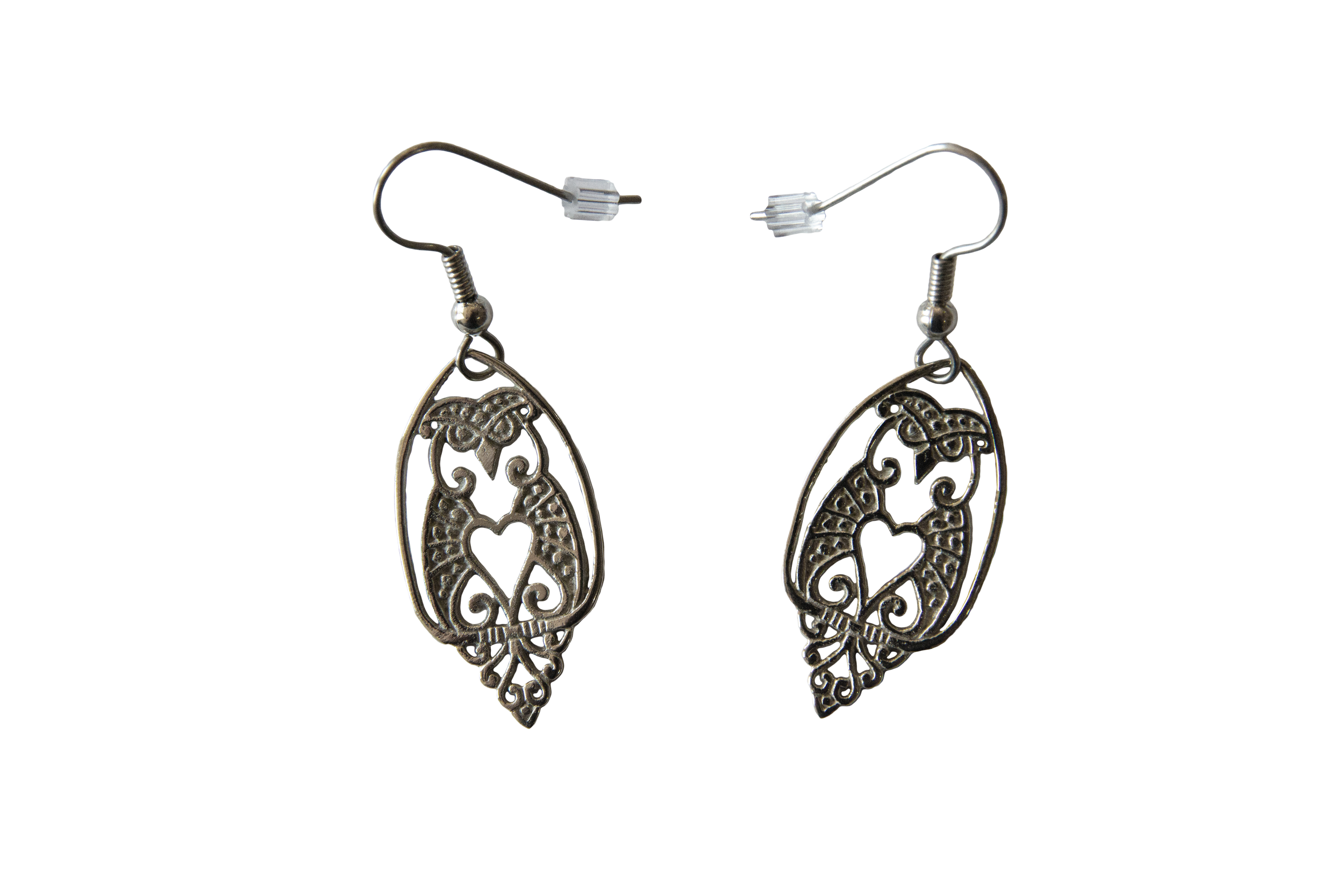 Filigree Owl Earrings