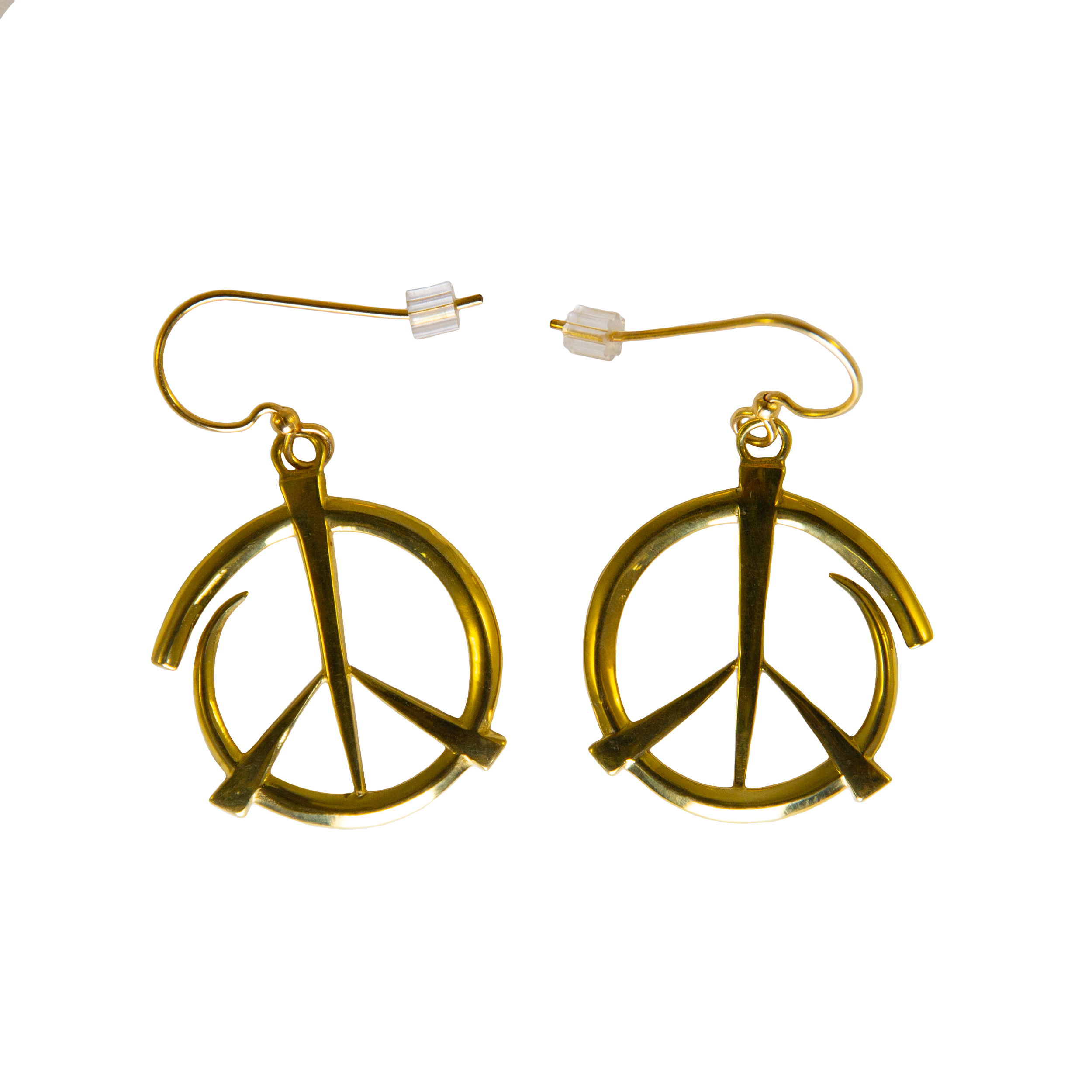 Boho Peace Sign Earrings