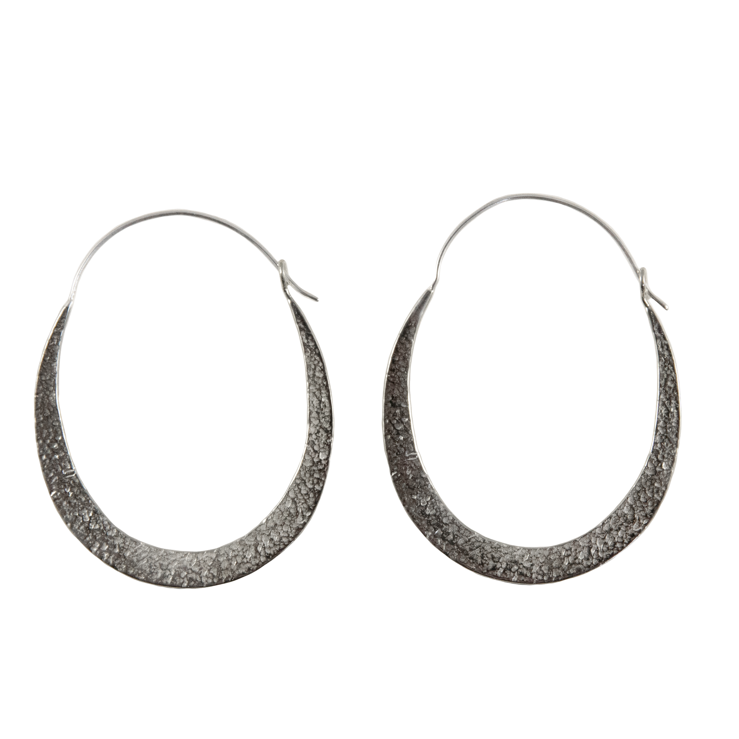 Big Oval Hoop Earrings