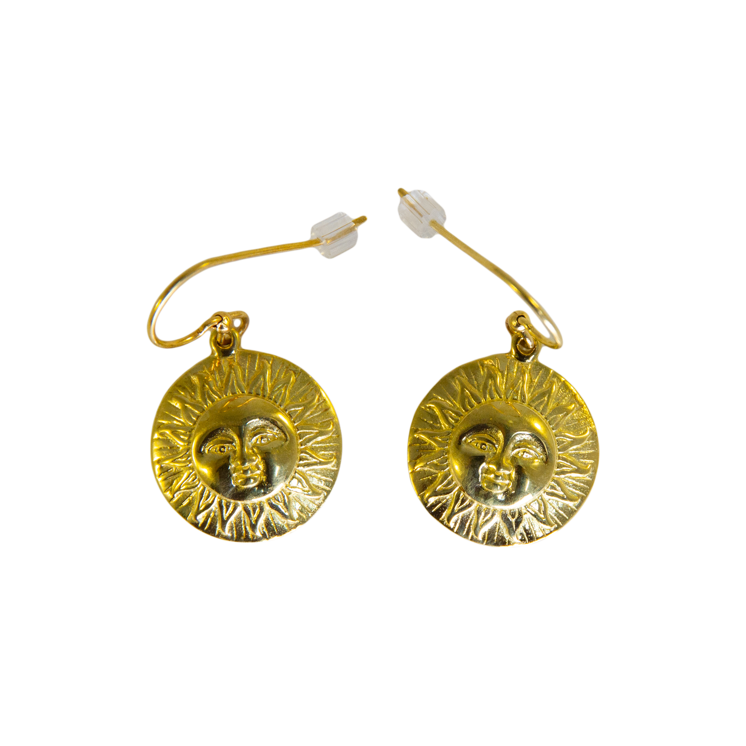 Sun Medallion Earrings