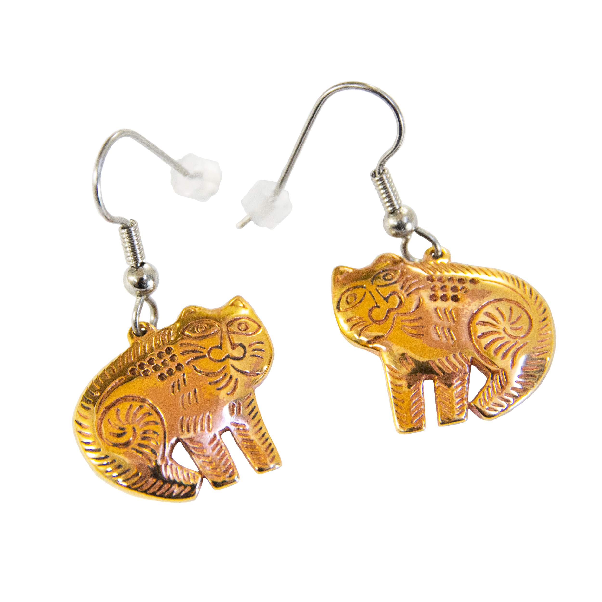 Pop Art Cat Earrings