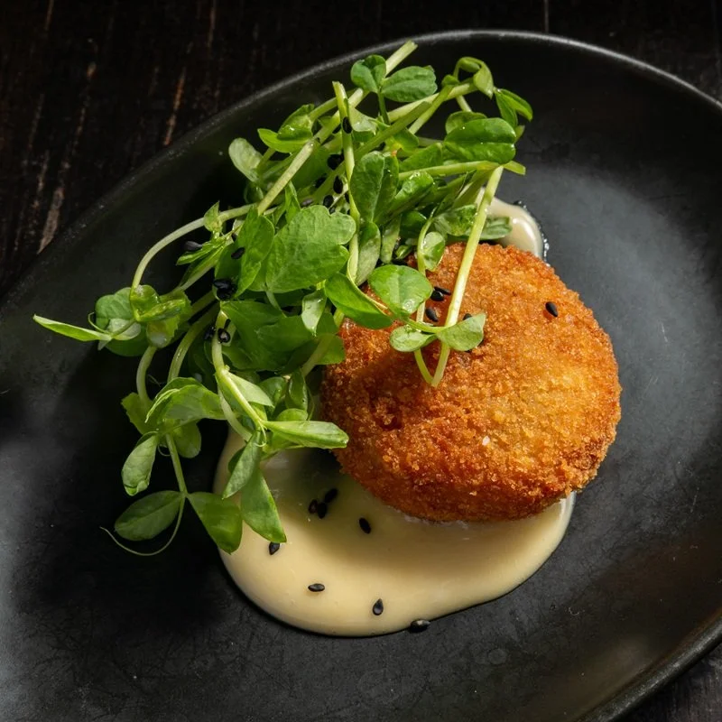 japanese croquette deep fried breaded potato pockets