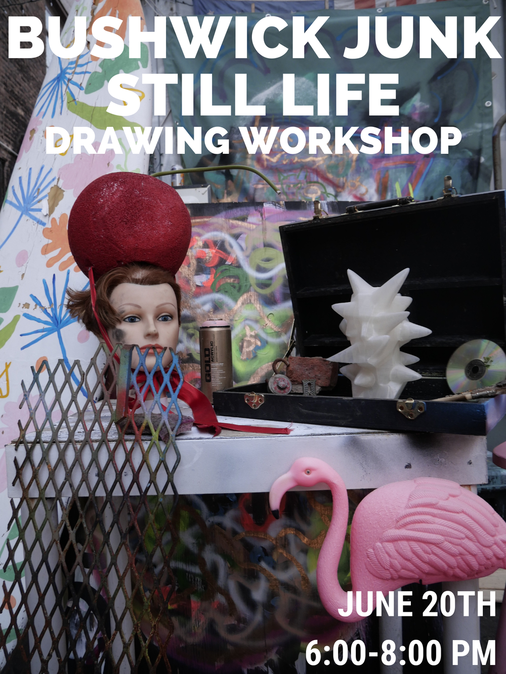 Bushwick Junk Still Life Drawing — Art Therapy Place