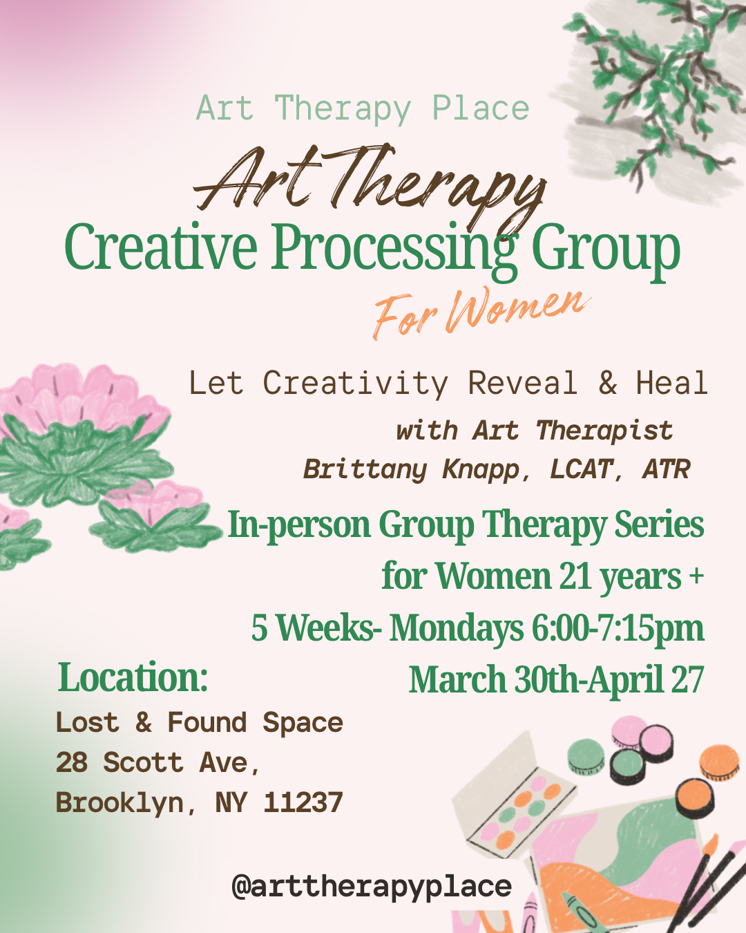Art Therapy Processing Group for Women