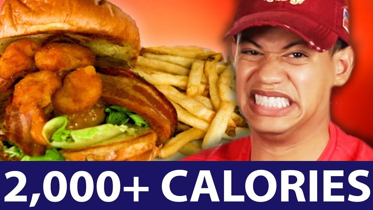 We Ate The Highest Calorie Meals From Chain Restaurants (2.8 million views)