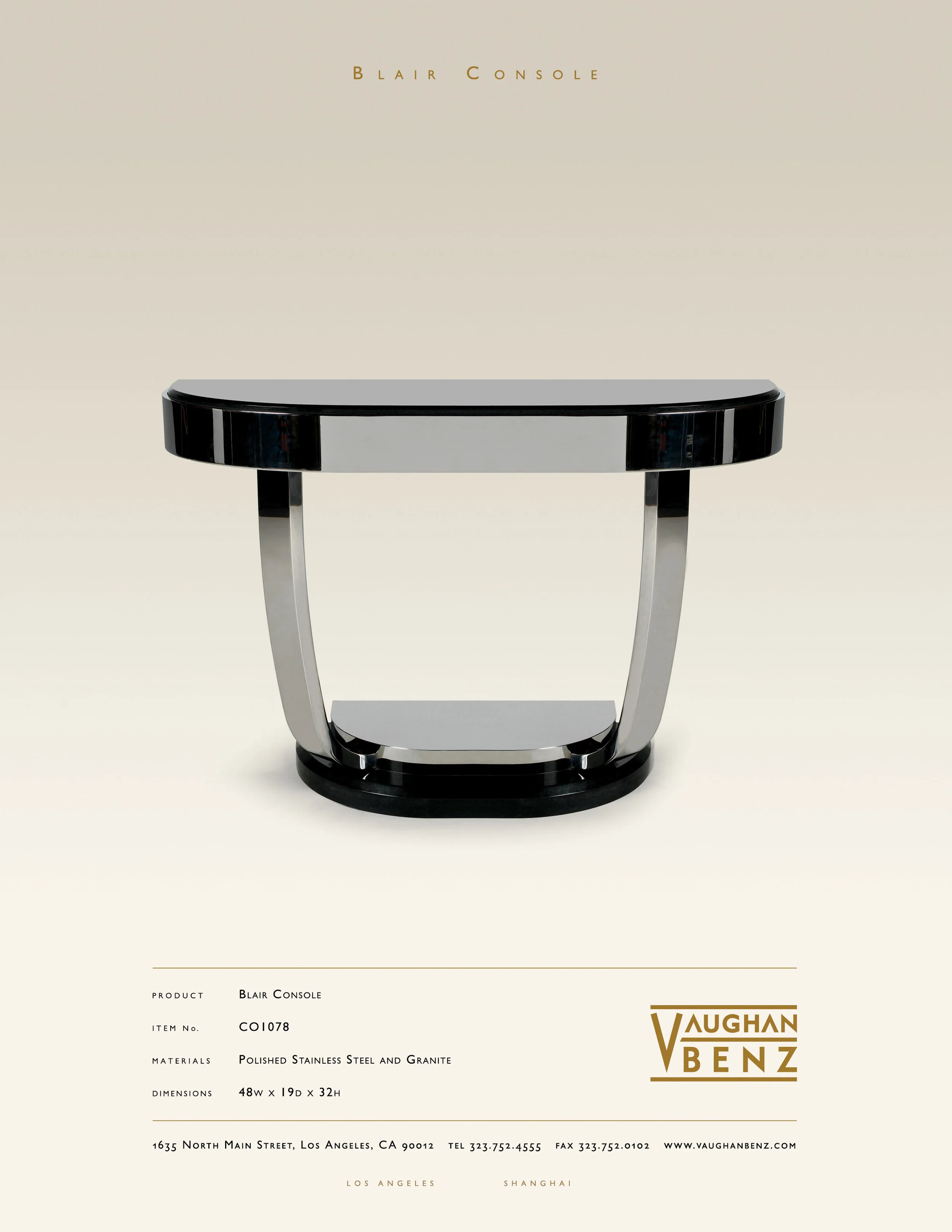 CO1078 - BLAIR CONSOLE