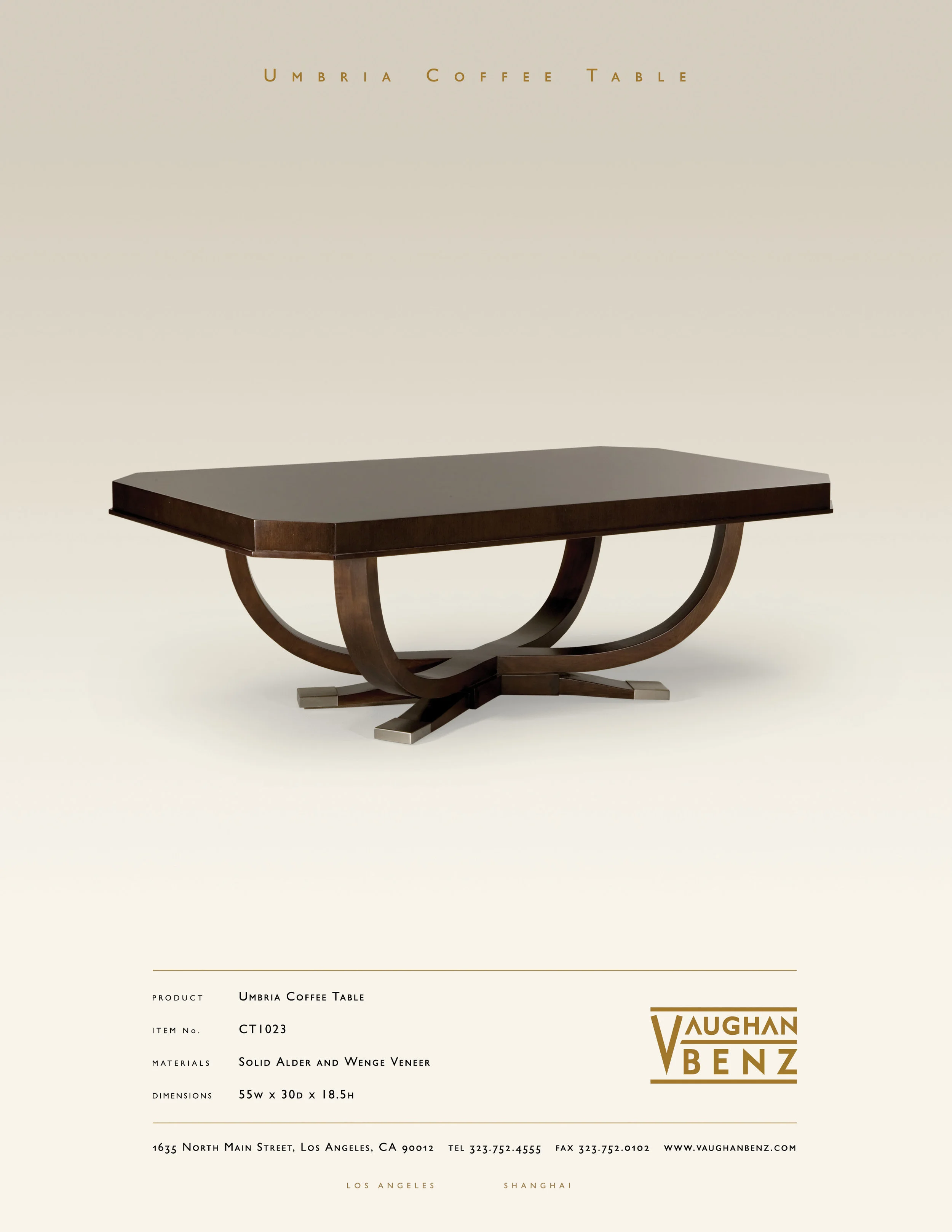 CT1023 - UMBRIA COFFEE TABLE
