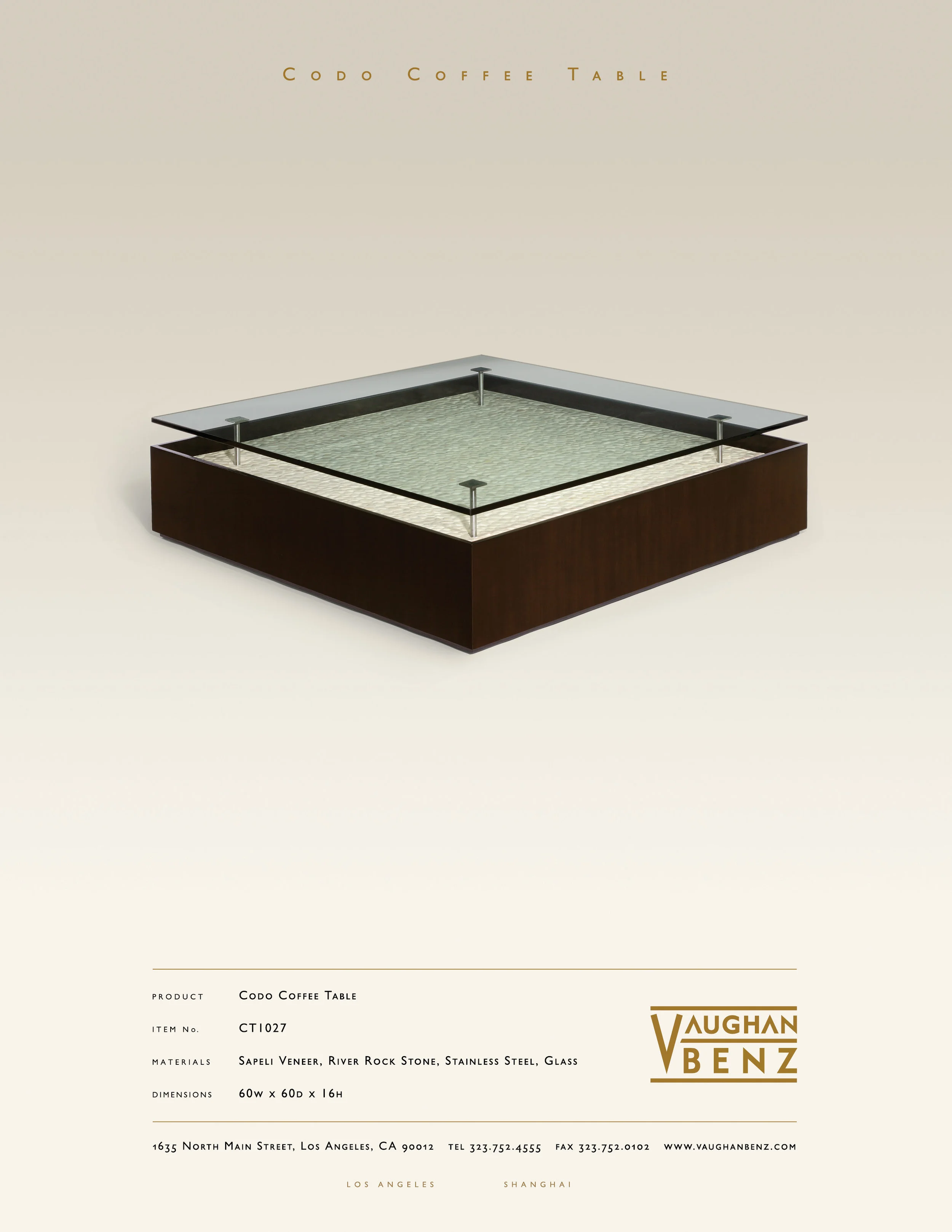 CT1027 - CODO COFFEE TABLE