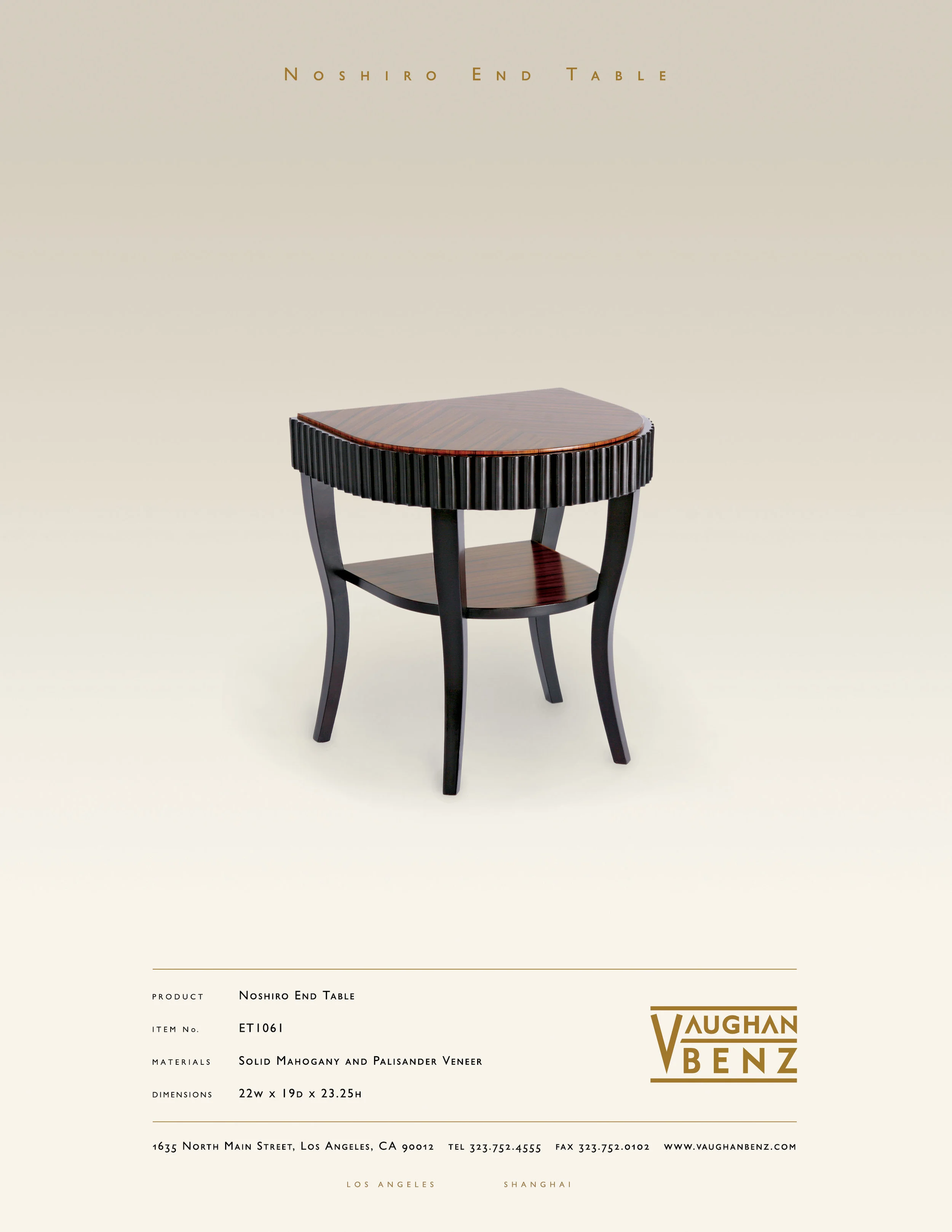 ET1061 - NOSHIRO END TABLE