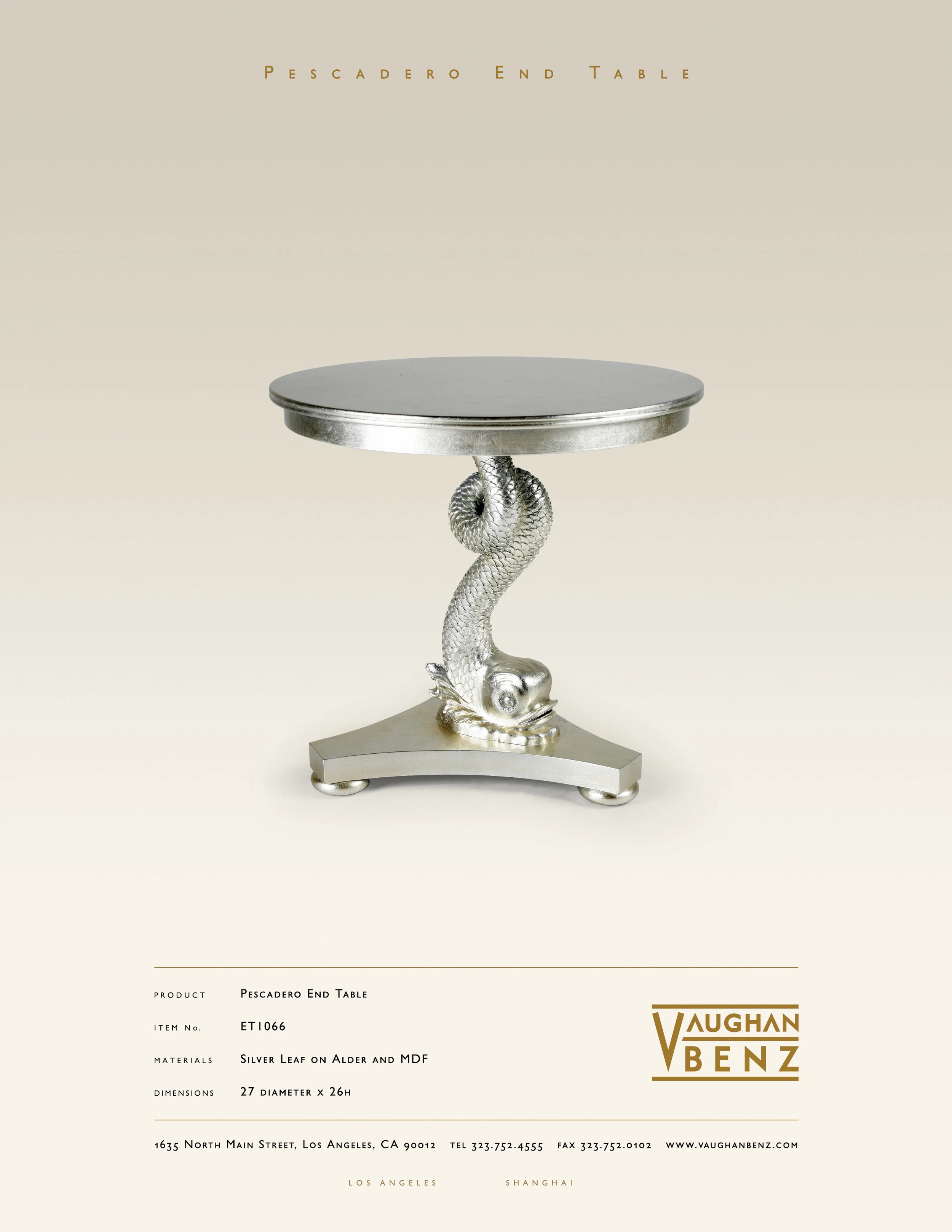 ET1066 - PESCADERO END TABLE