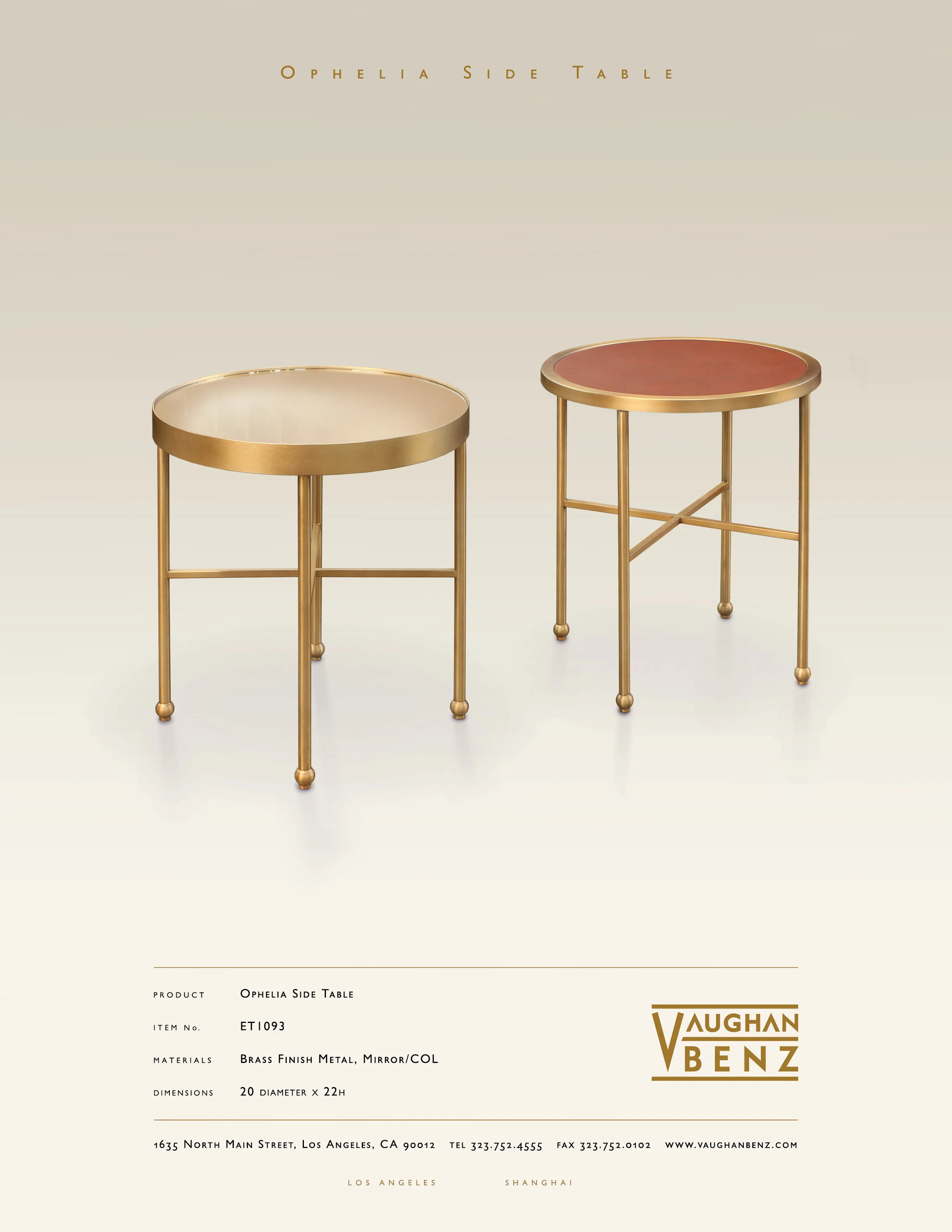 ET1093 - OPHELIA SIDE TABLE