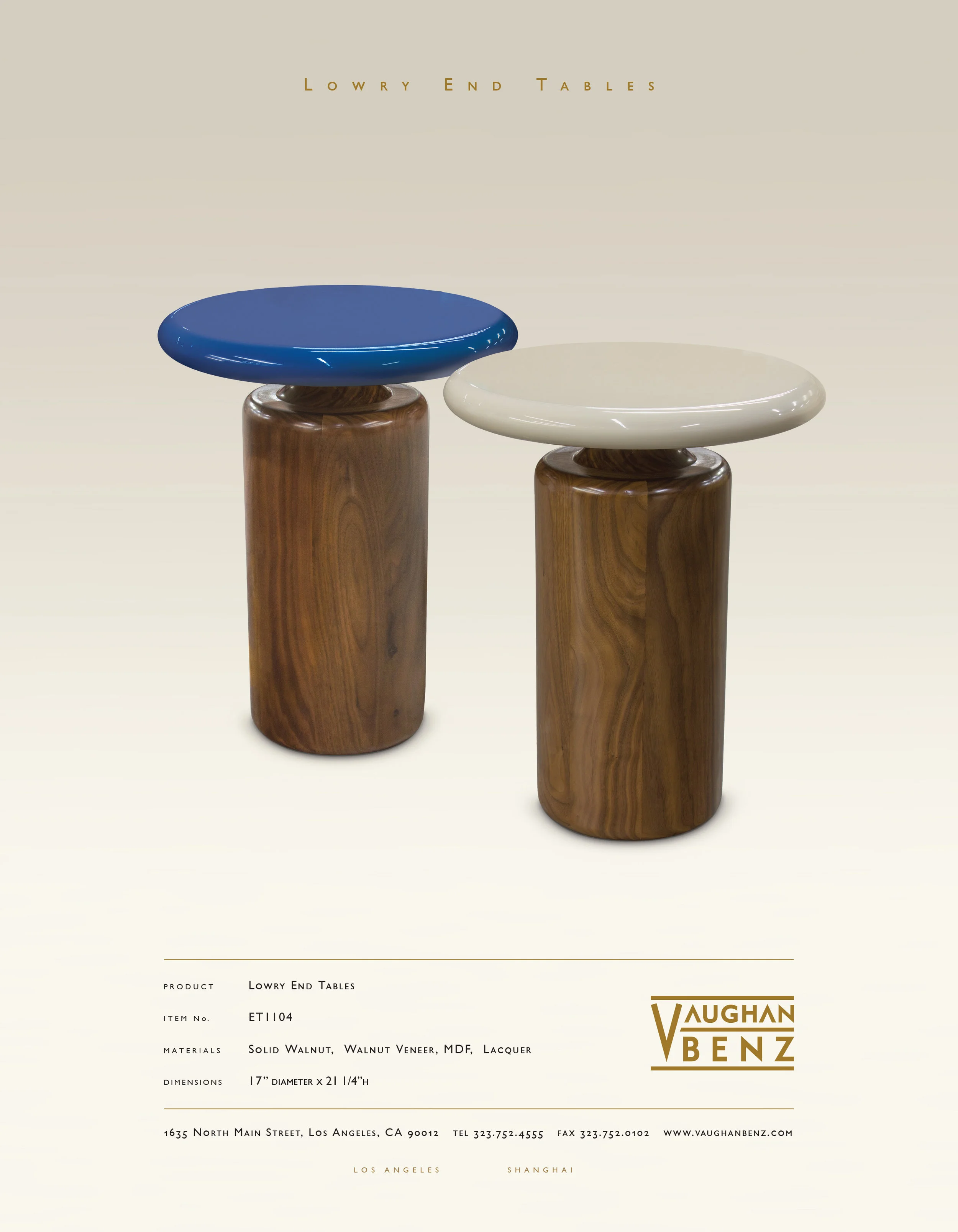 ET1104 - LOWRY END TABLES