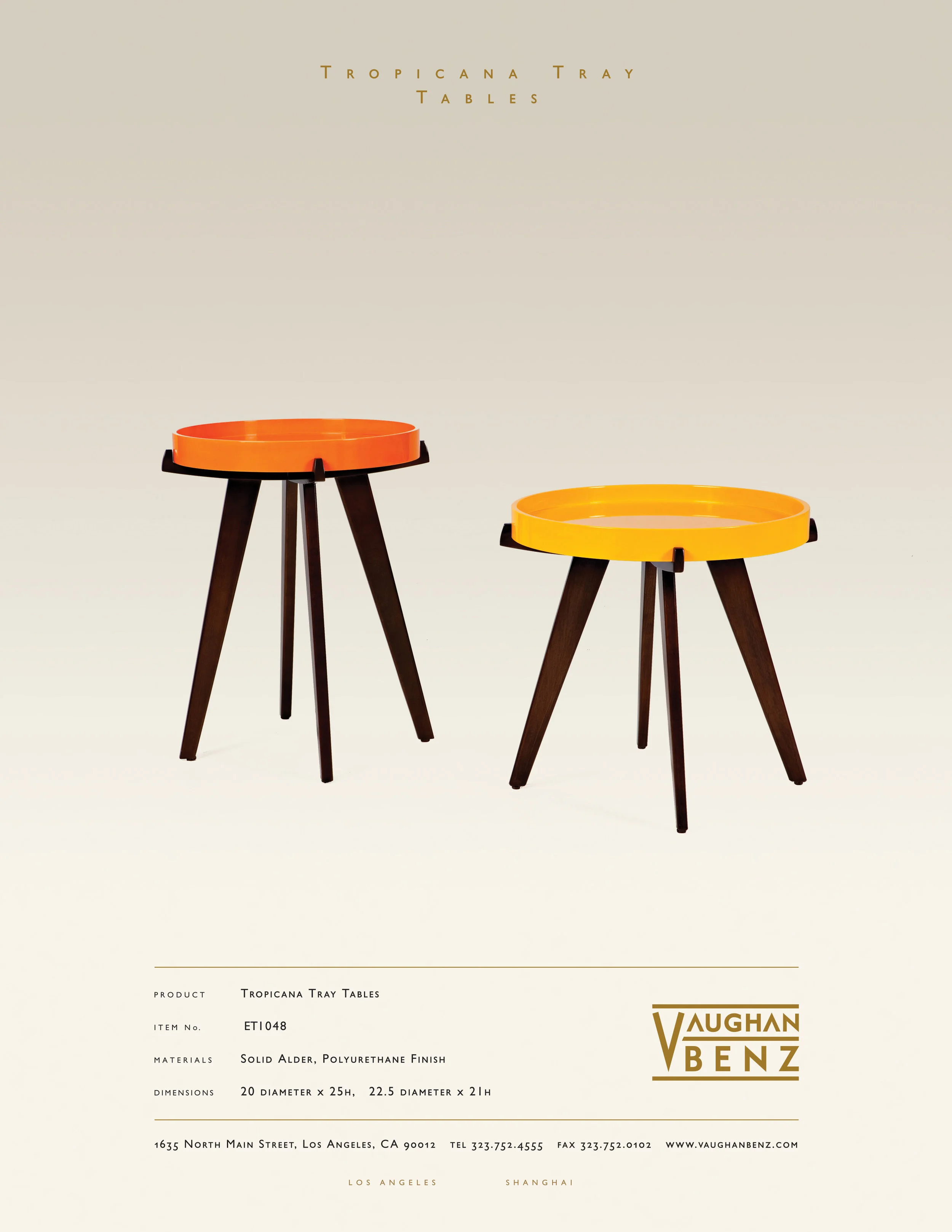 ET1048 - TROPICANA END TABLES
