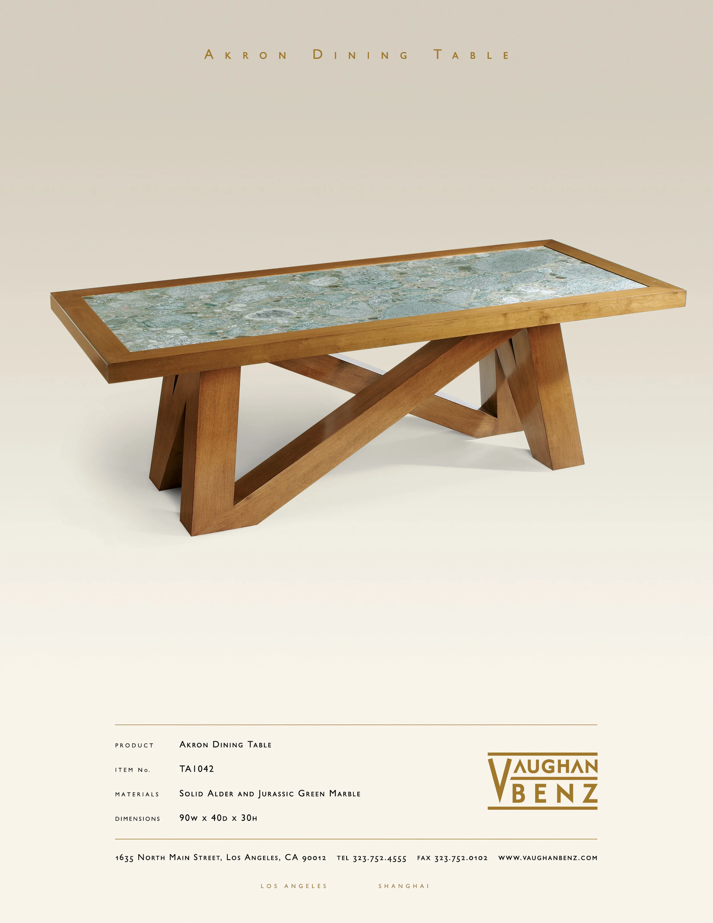 TA1042 - AKRON DINING TABLE