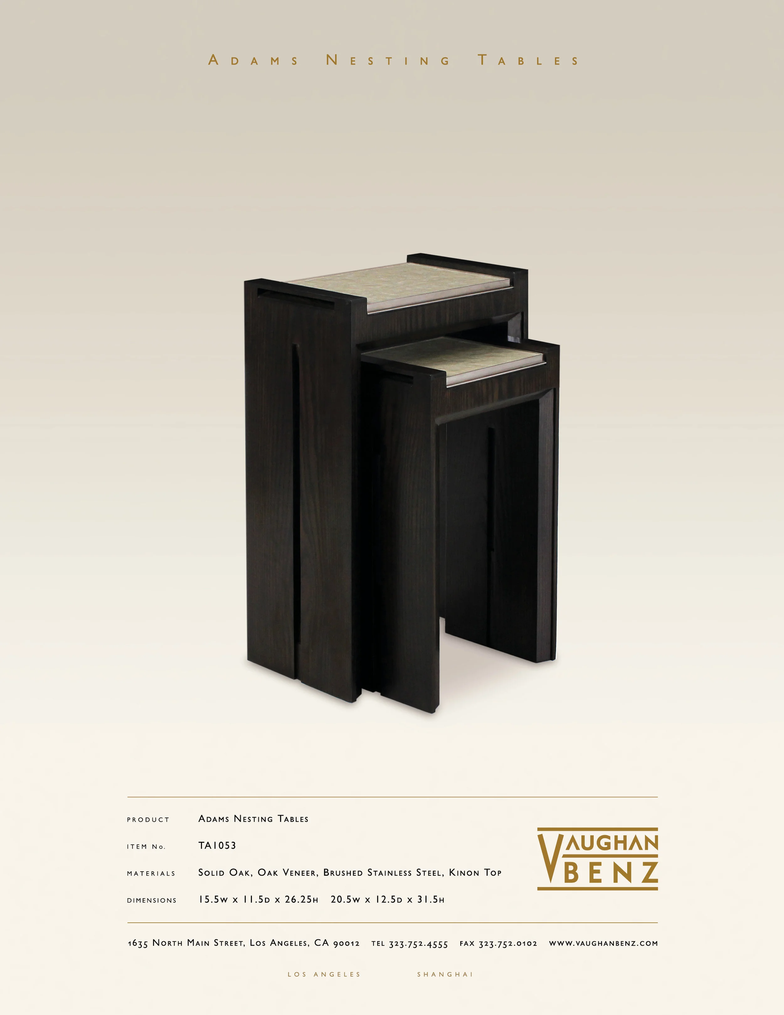 TA1053 - ADAMS NESTING TABLE