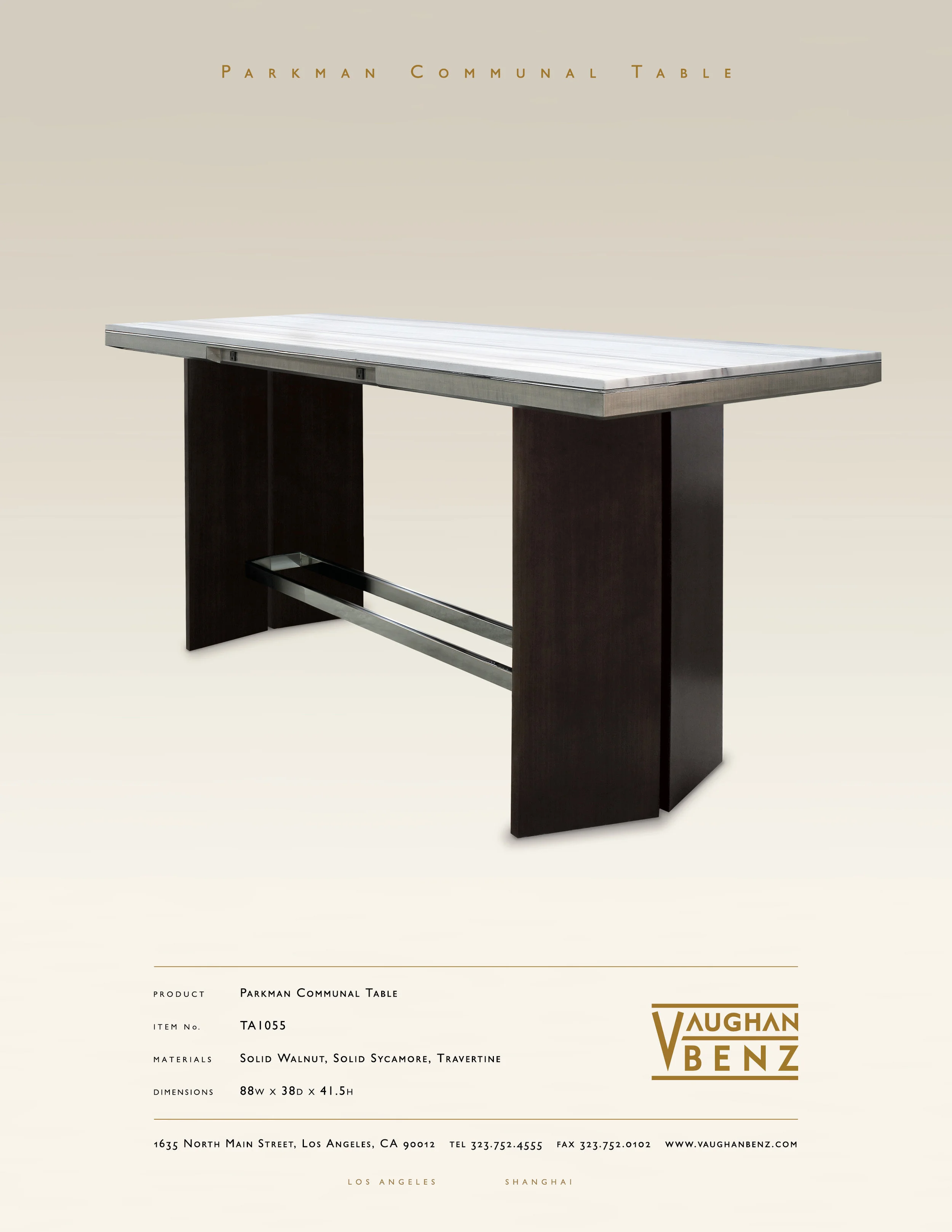 TA1054 - PARKMAN COMMUNAL TABLE