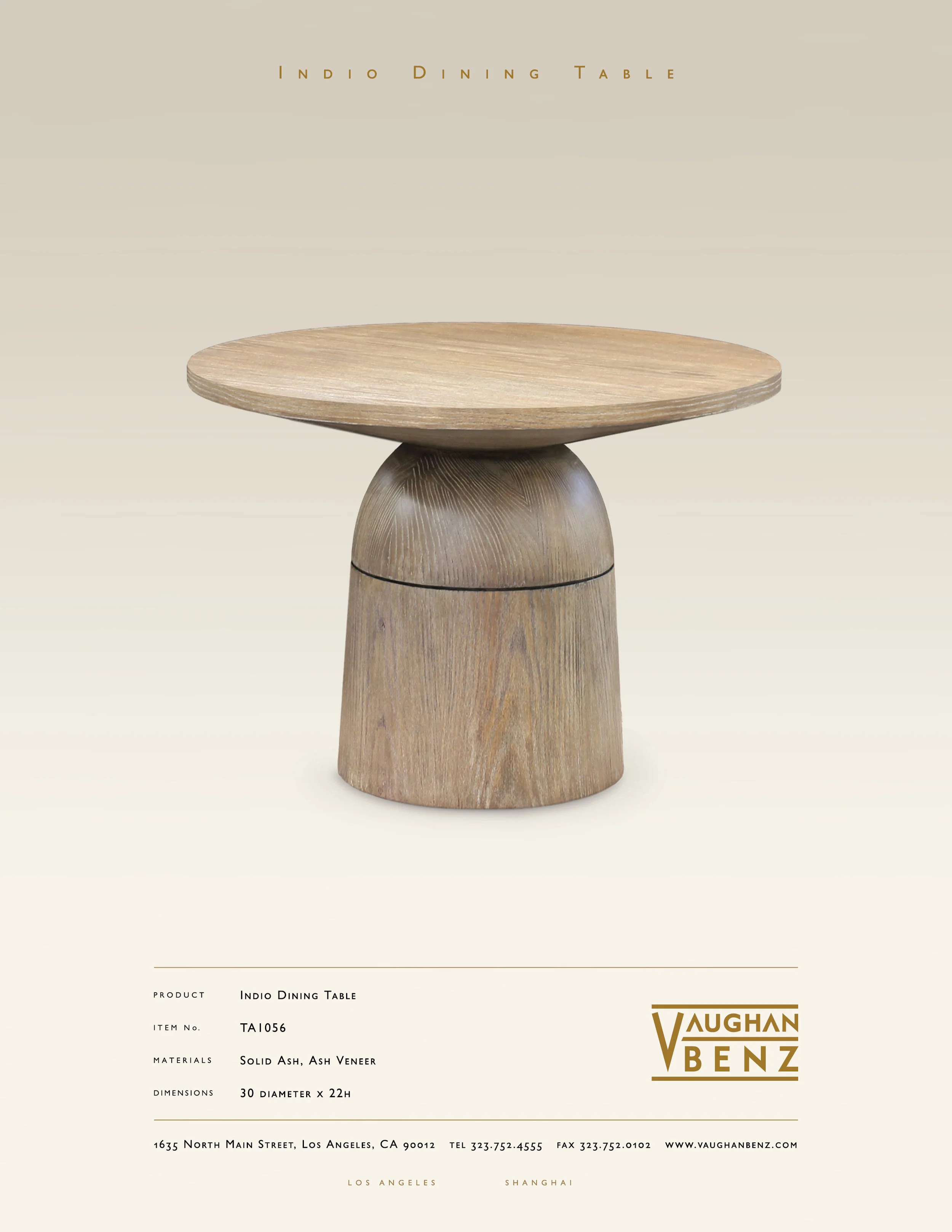 TA1056 - INDIO DINING TABLE