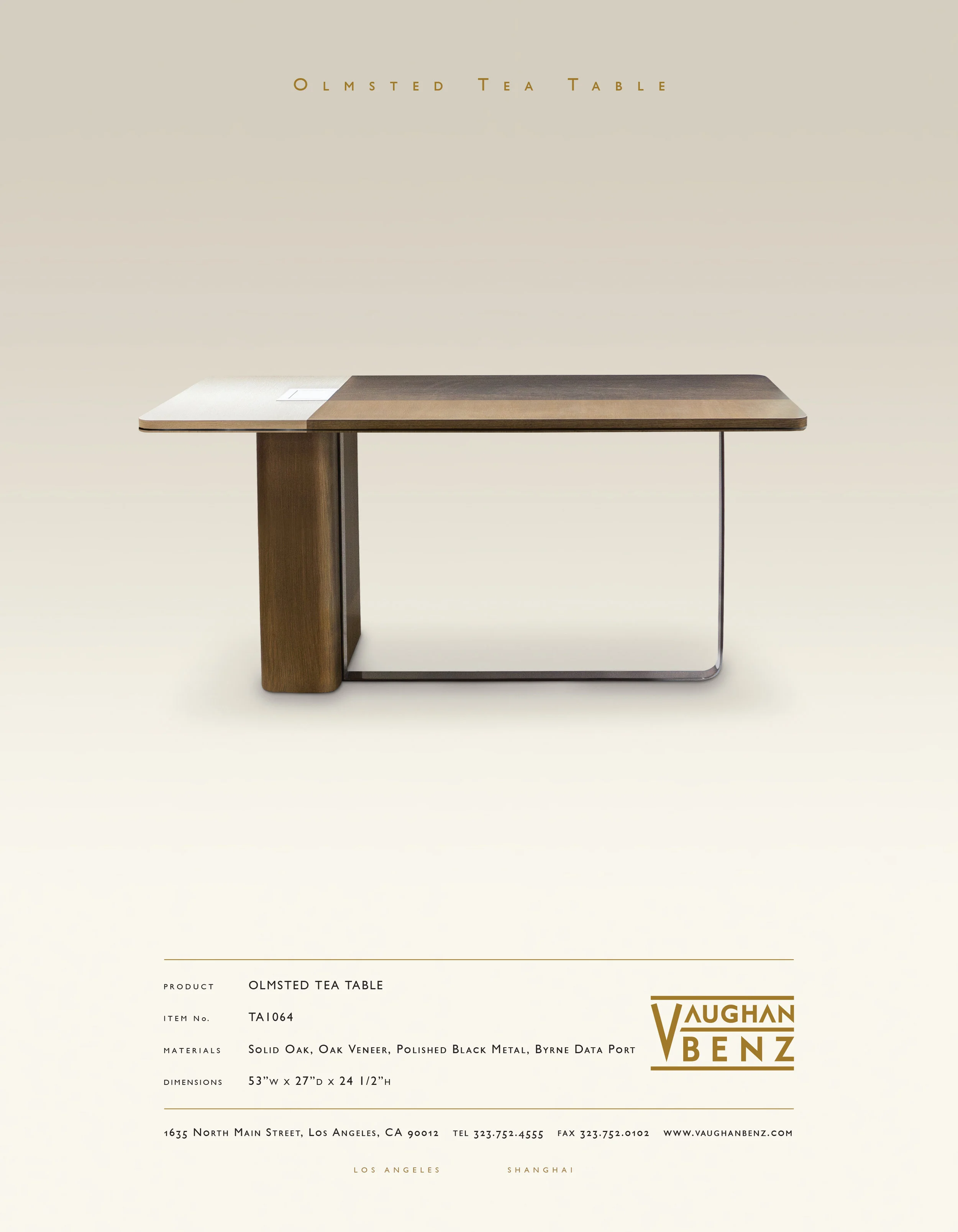 TA1064 - OLMSTED TEA TABLE