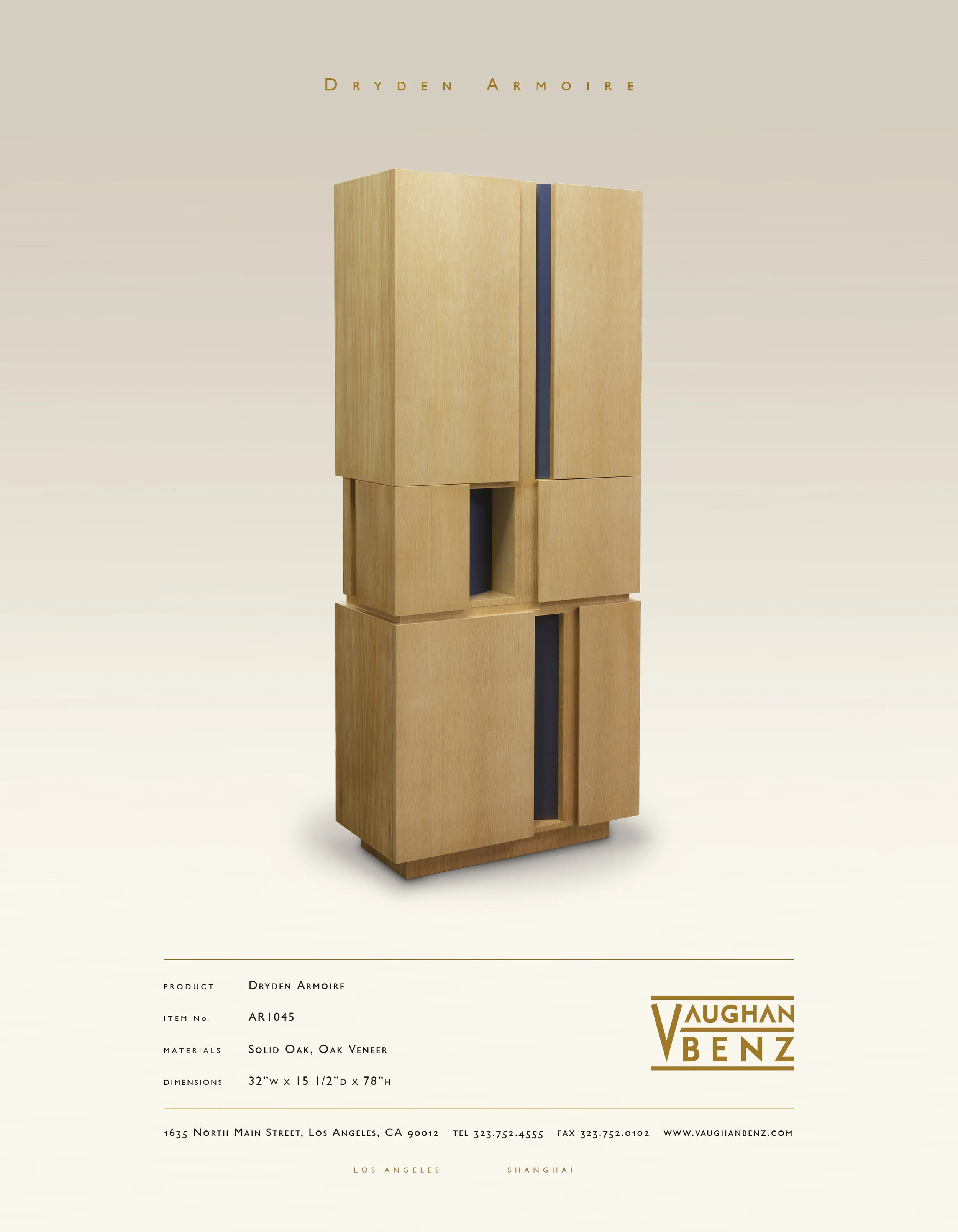 AR1045 - DRYDEN ARMOIRE