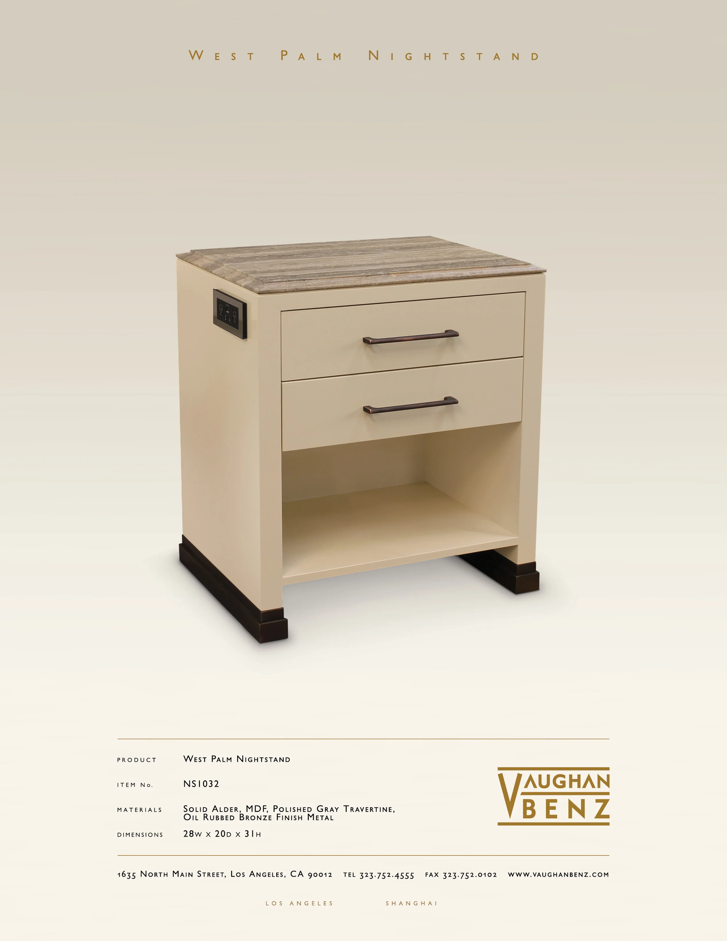 NS1032 - WEST PALM NIGHTSTAND