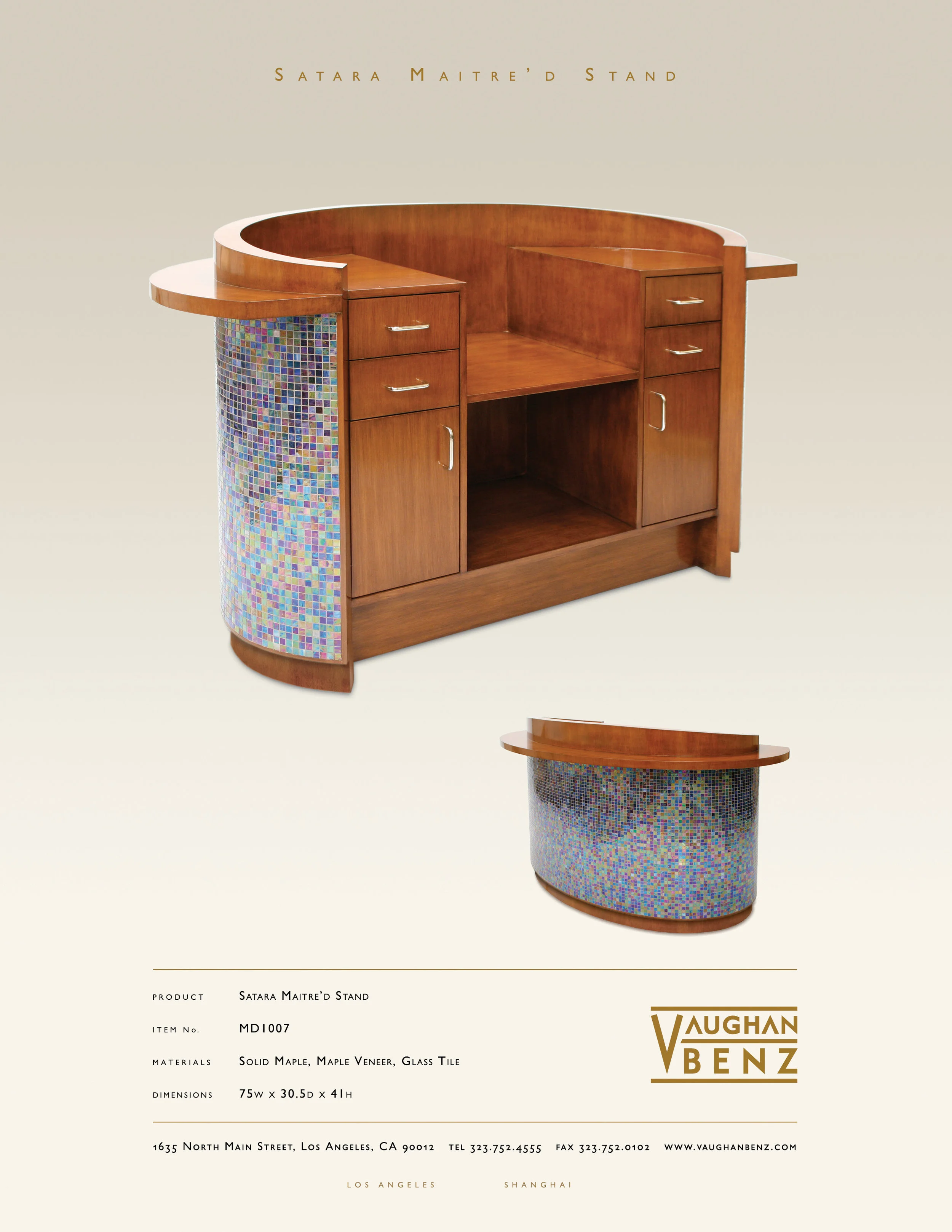 MD1007 - SATARA MAITRE D STAND