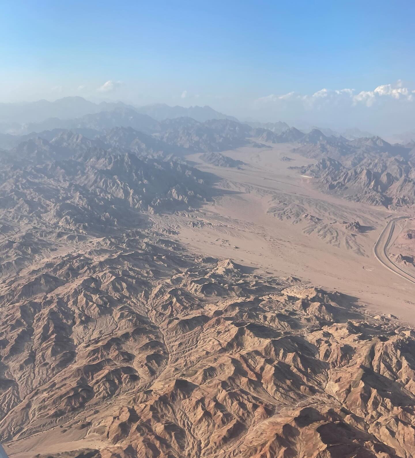 I&rsquo;ve never forgotten the first time I saw this desert - in Egypt - and experienced the silhouette of the mountains with the sun setting behind. 

I was 21. The smell of the warm desert earth was so different to me, so new. And then I also fell 