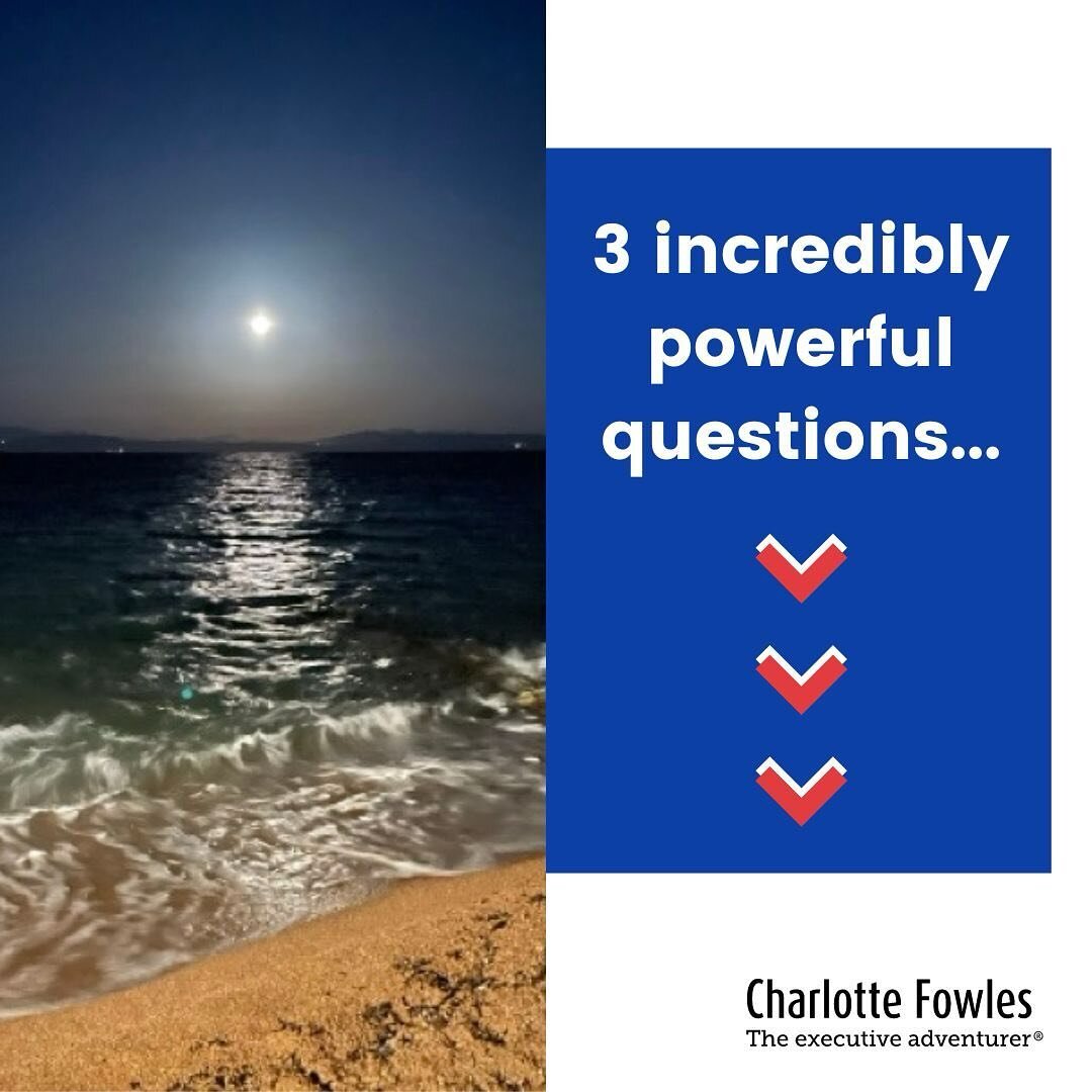 3 incredibly powerful questions&hellip;

once, one of my clients called me &lsquo;fiercely kind&rsquo;&hellip; and it is SUCH a good phrase for the work that we do.

There are three powerful questions - and they will free you, if you let them.

Each 