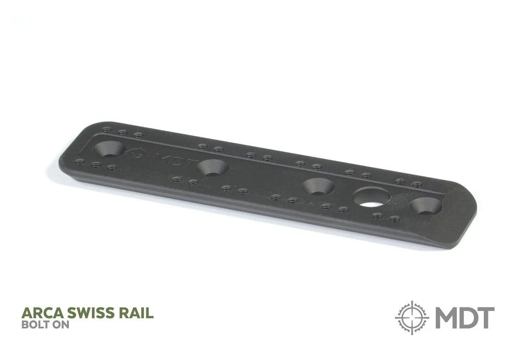 MDT Bolt On Arca Swiss Rail 6" for LSS / LSS-XL / TAC21 / HS3