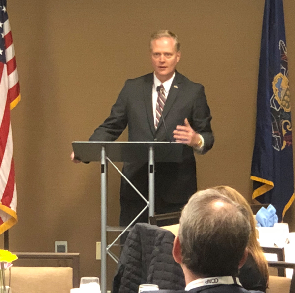 Keller Speaks with County Commissioners About Local Government Priorities