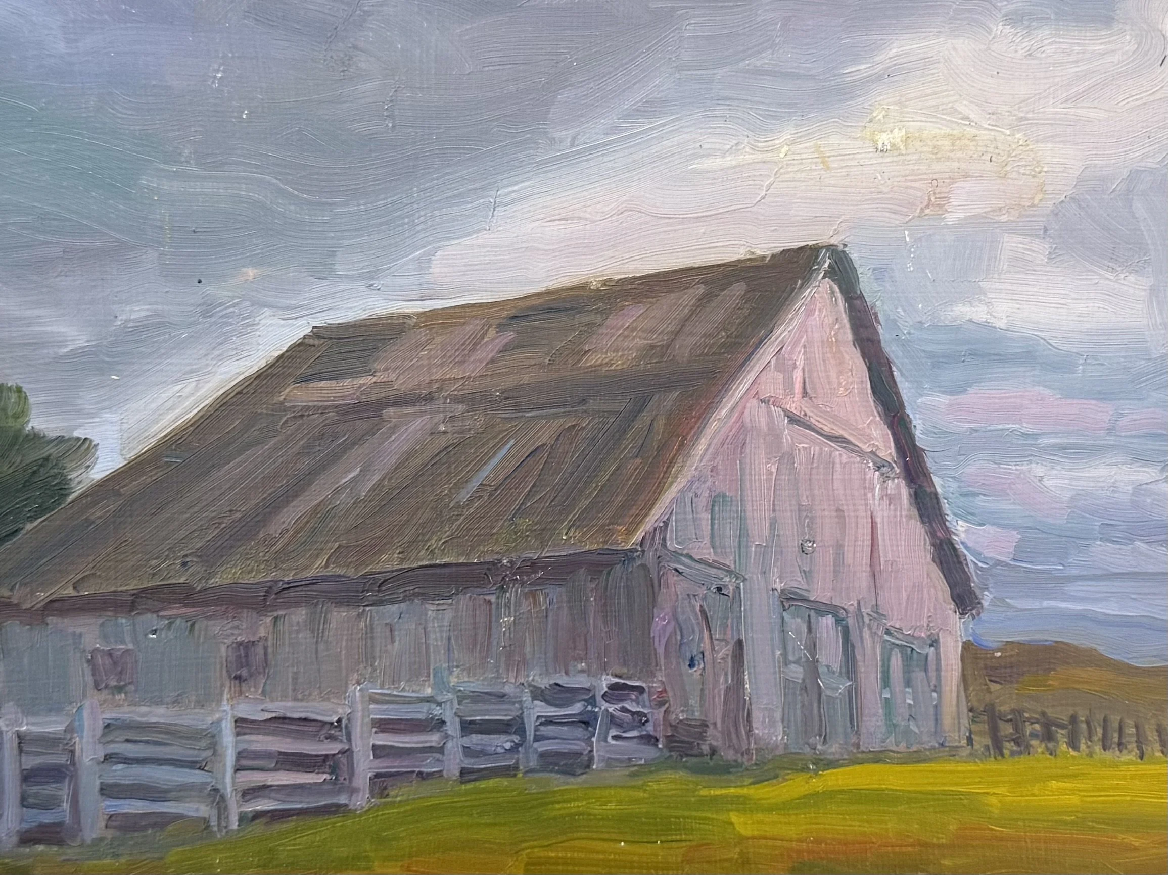 Coming Storm, Oil on Board, 8 x 10 in. $650.
