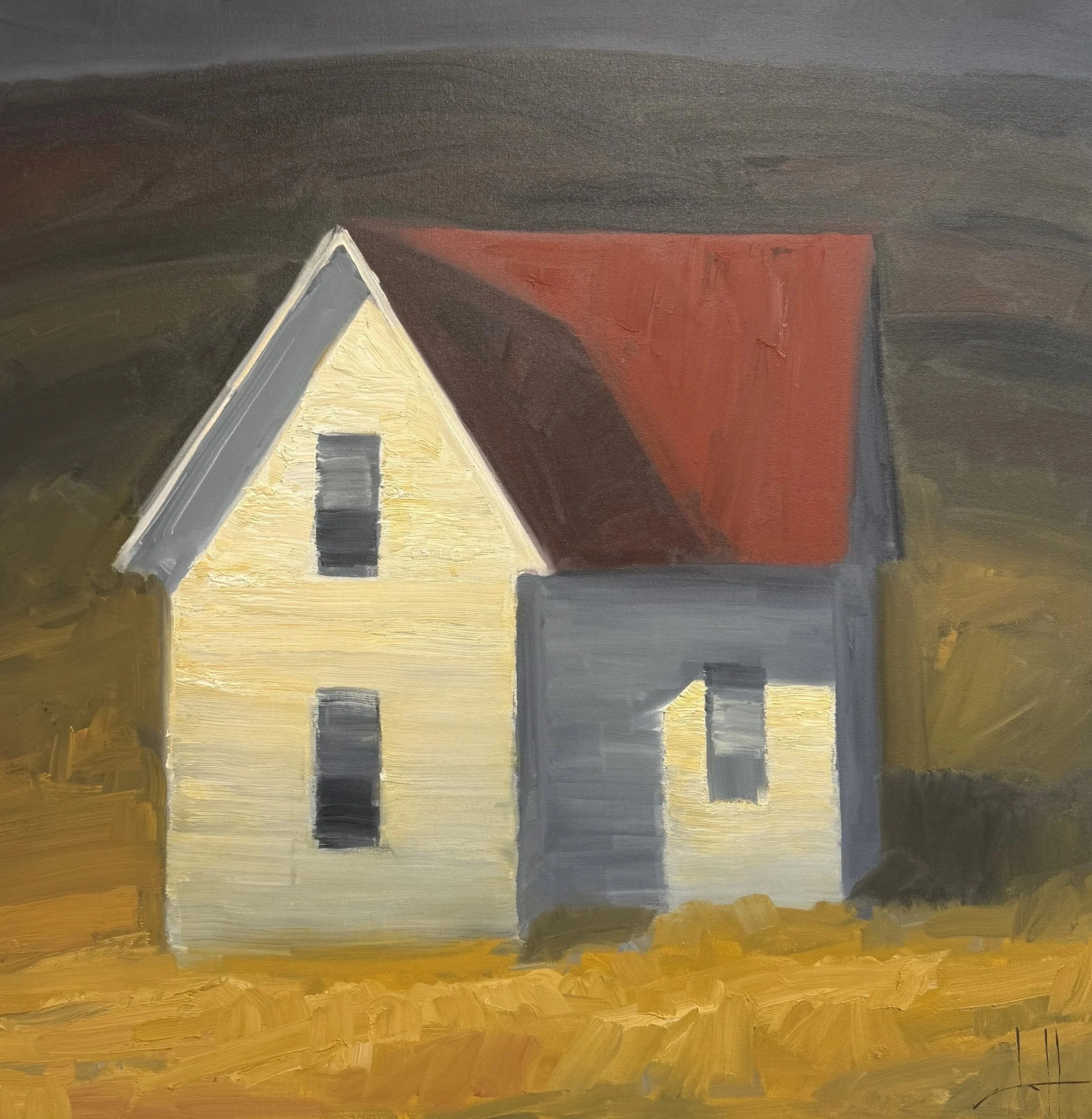 Bygones, Oil on Canvas, 40 x 40 in. $5,000
