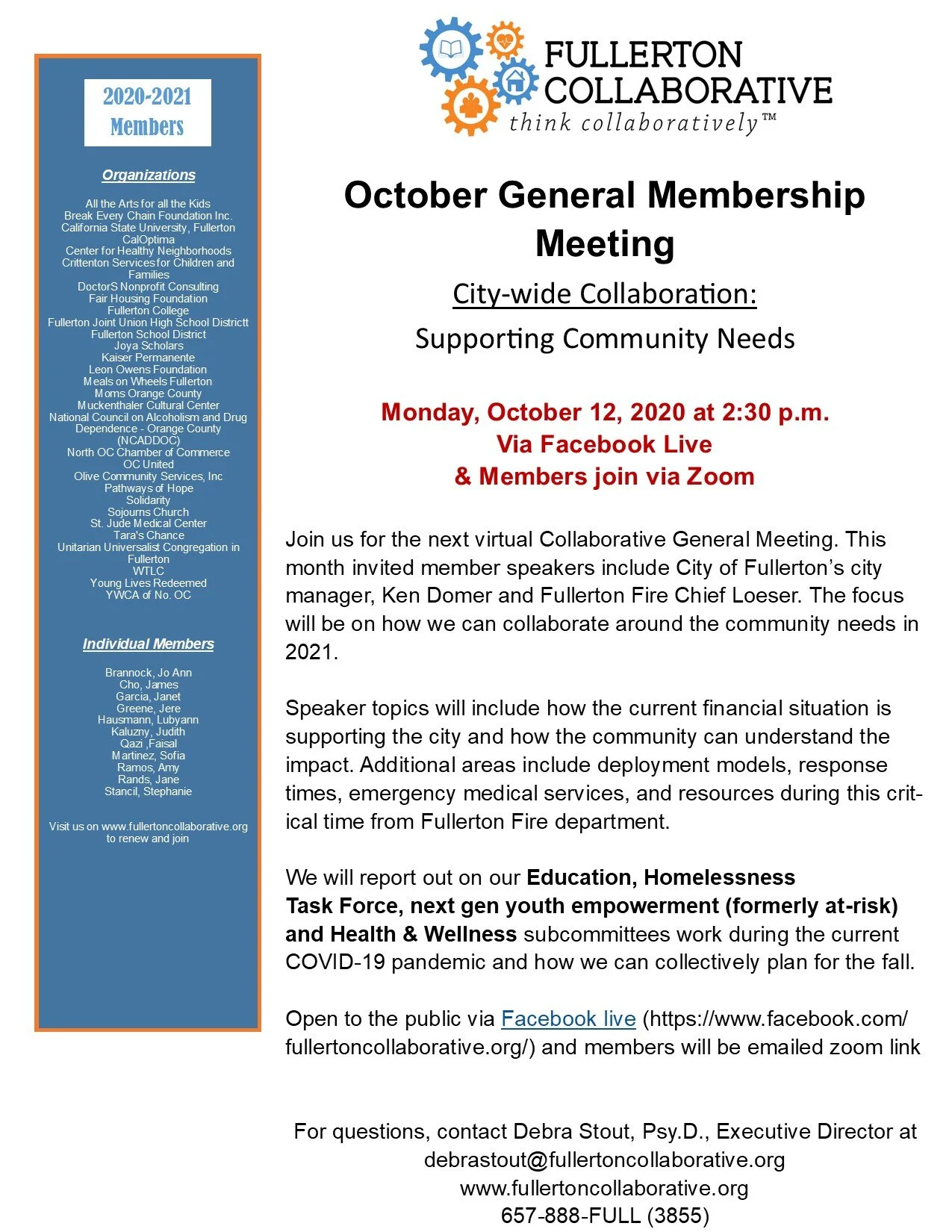 October General Meeting