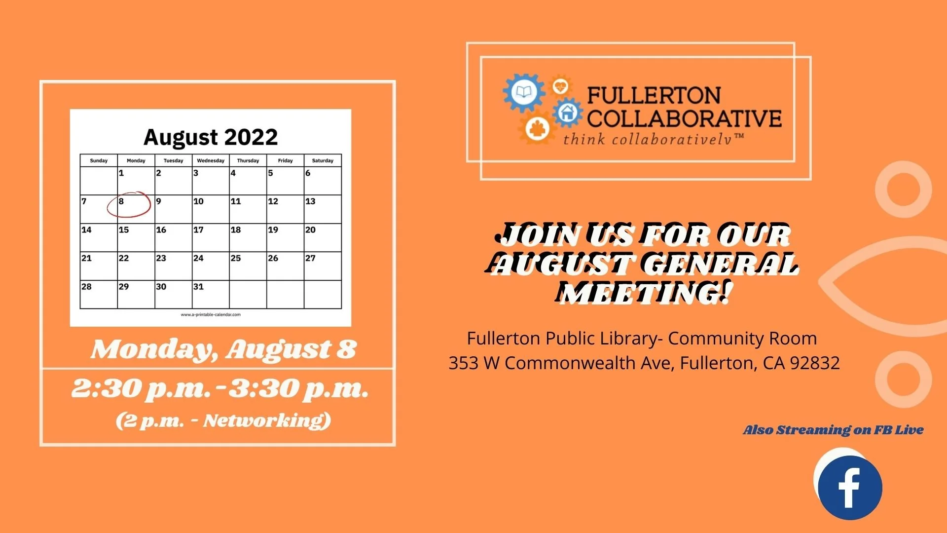 Fullerton Collaborative General Meeting - Citywide Community  Engagement &amp; Collaboration: Fullerton Moving Forward