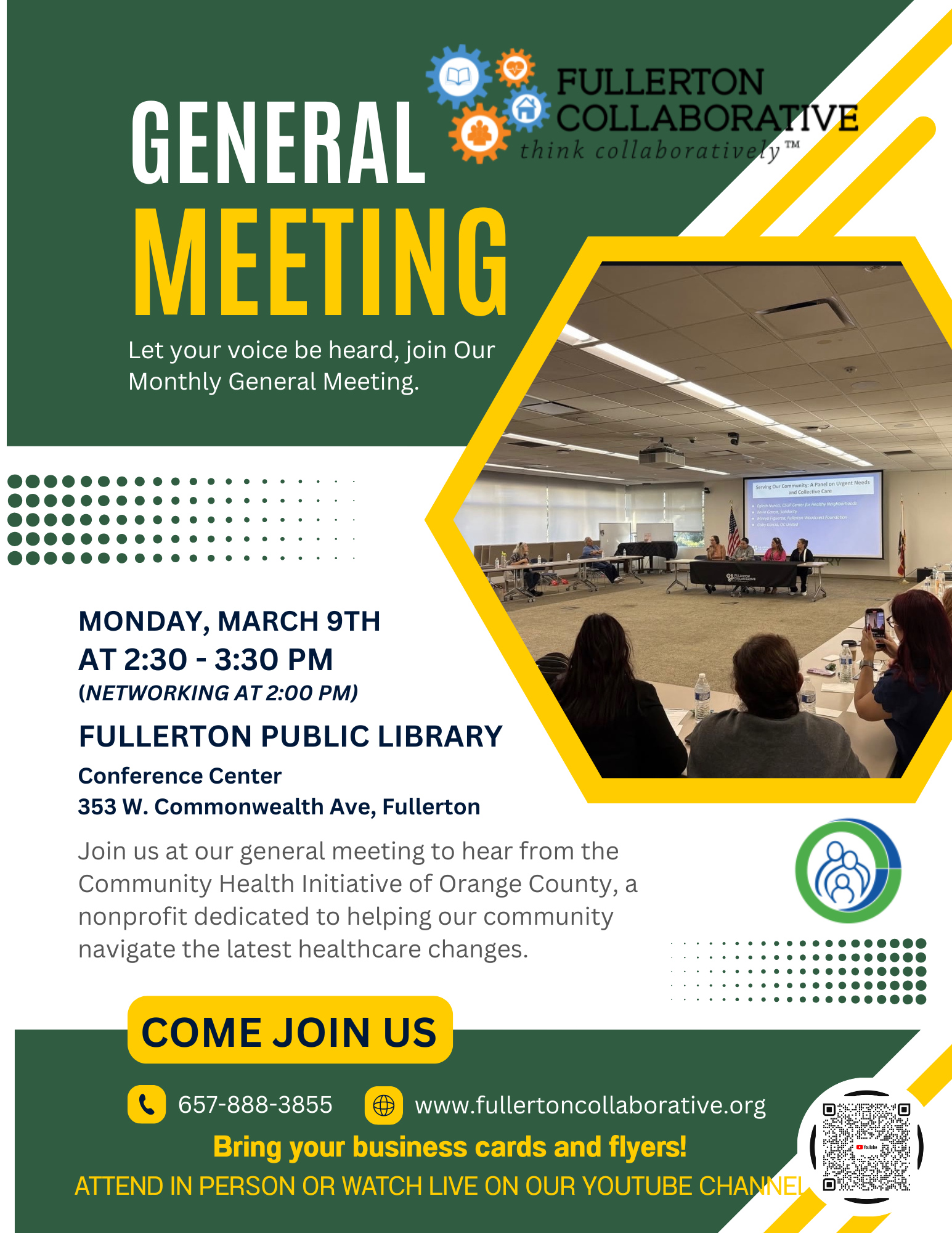The Fullerton Collaborative March General Meeting 
