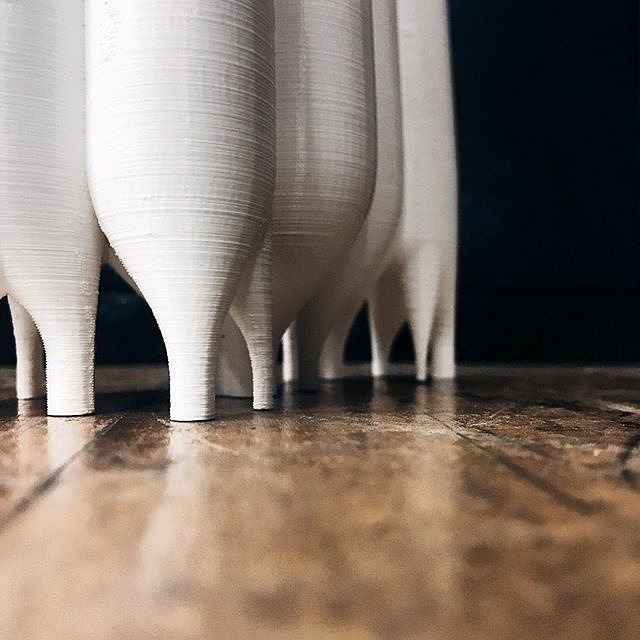 Great shot of 3D print model from @amir.m.asht! Share your midterm models with us! 
#Repost @amir.m.asht (@get_repost)
・・・
Photo by @catwilmes

#pratt #prattresearchpower #prattgaud #architecture #digitalfabrication #3dprinting #form #design #archite