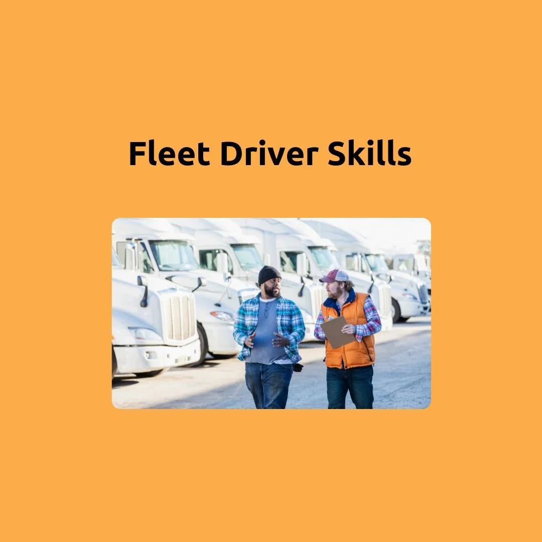 Fleet Driver Skills - defensive driving for experienced car and heavy vehicle drivers.