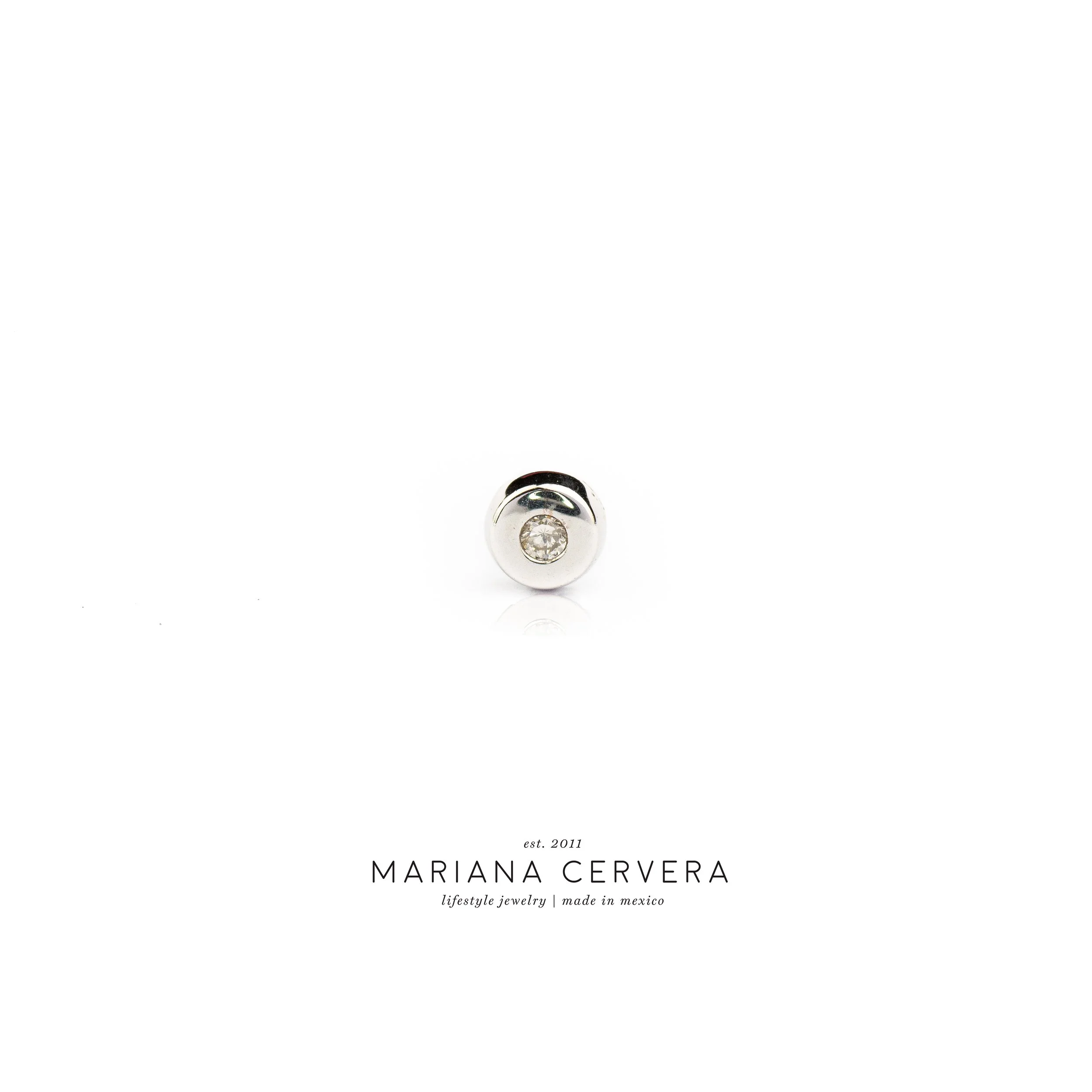 Día a Tito en oro Blanco 14k