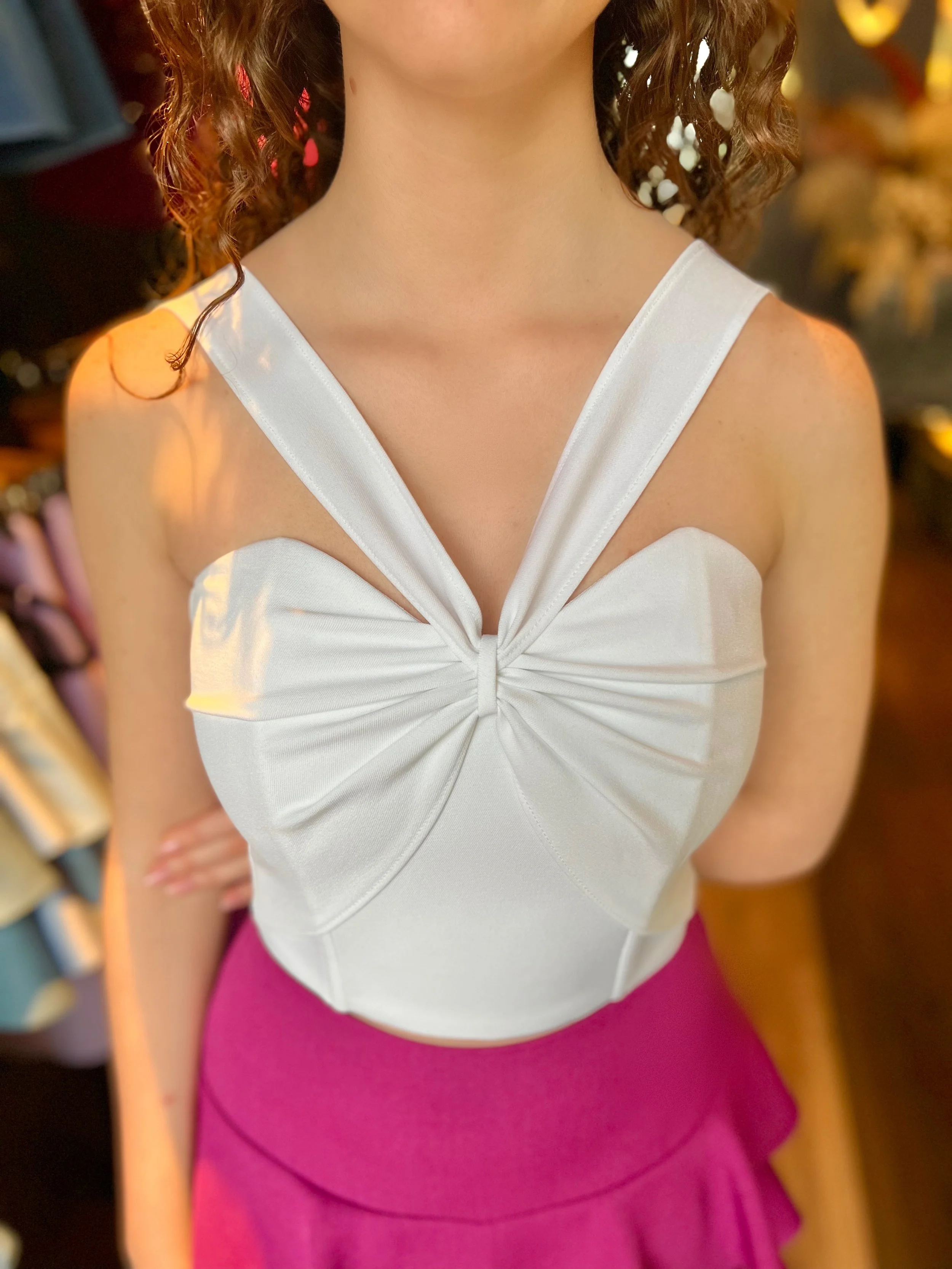 Top tiras Blanco talla XXS