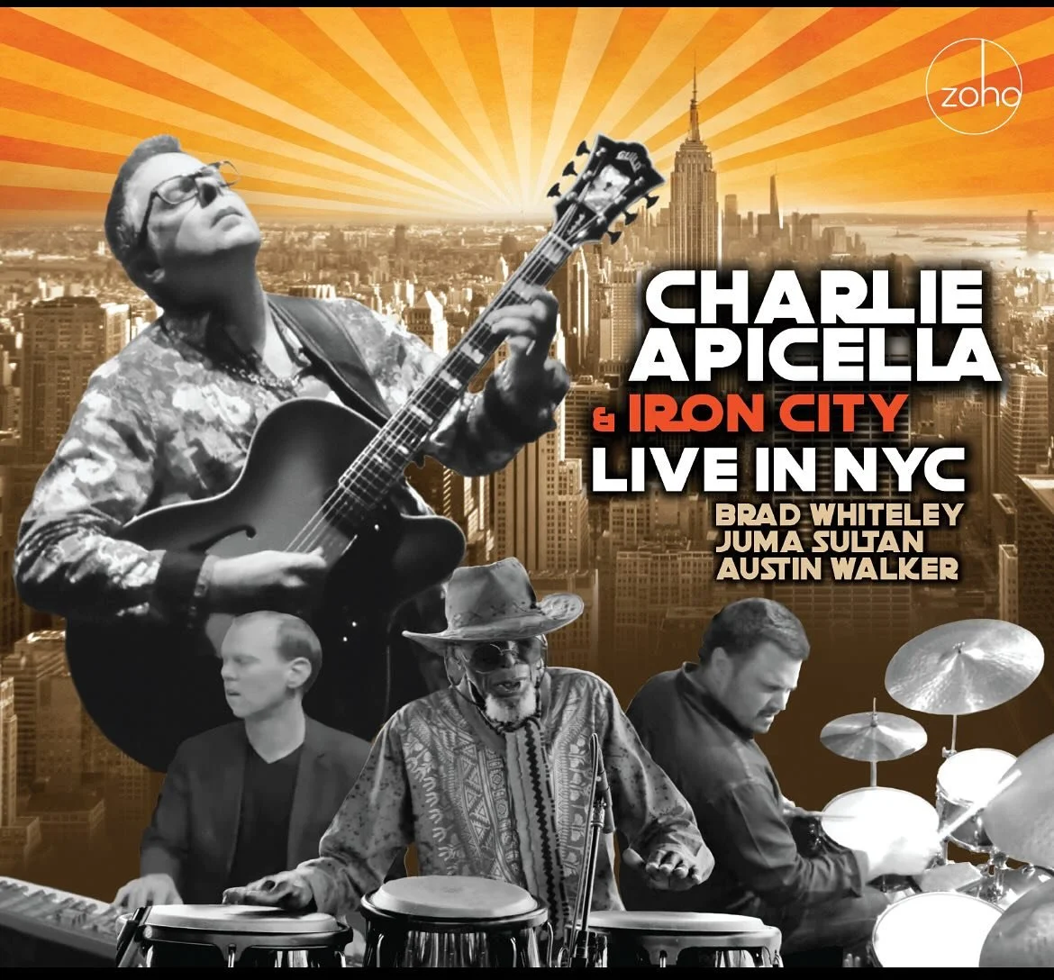 @charlie_apicella&rsquo;s new album is out on the @zoho_music label featuring Charlie on guitar, myself on Hammond organ, @austinwalkerdrummer on drums, and the legendary @iamjumasultan on percussion. 

This album is the culmination of years playing 