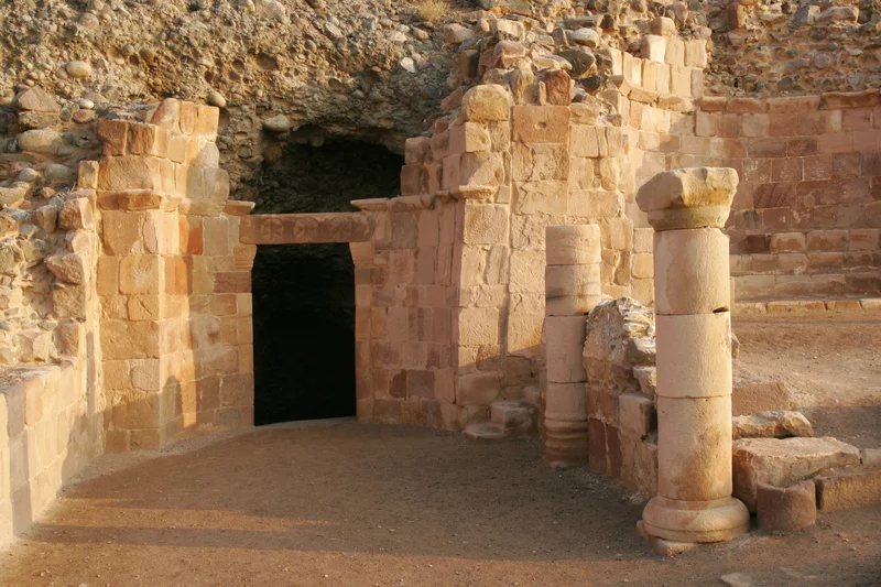 Lot’s Cave near the Dead Sea,