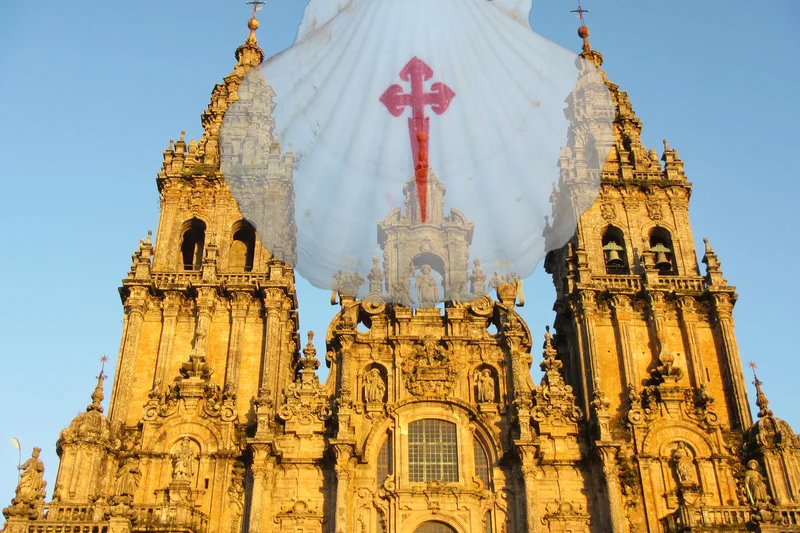 The Cathedral of Santiago de Compostela and the Shell Symbol of the Pilgrimage