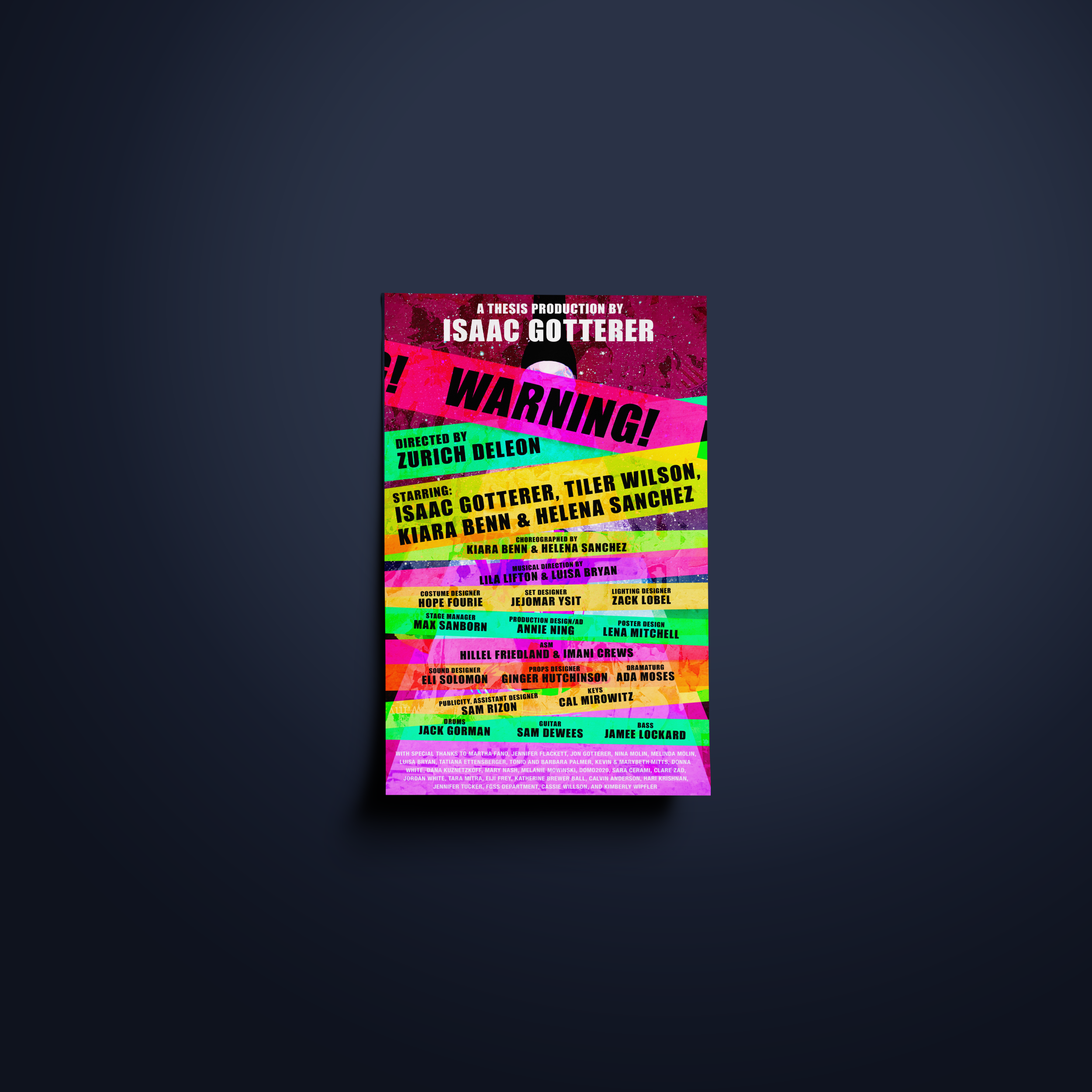 Warning, 2019 (Playbill)