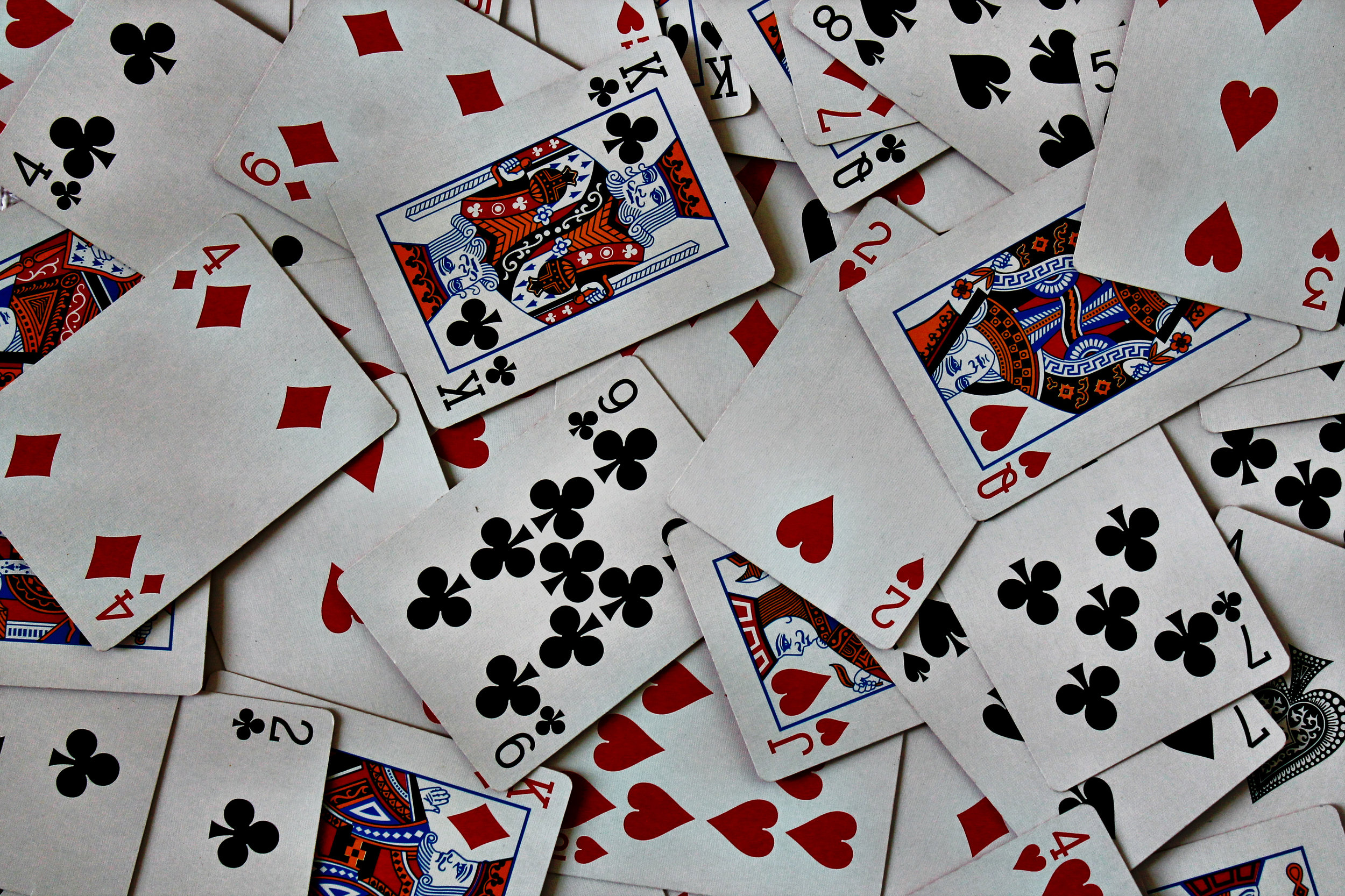 Picture of a Stack of Cards