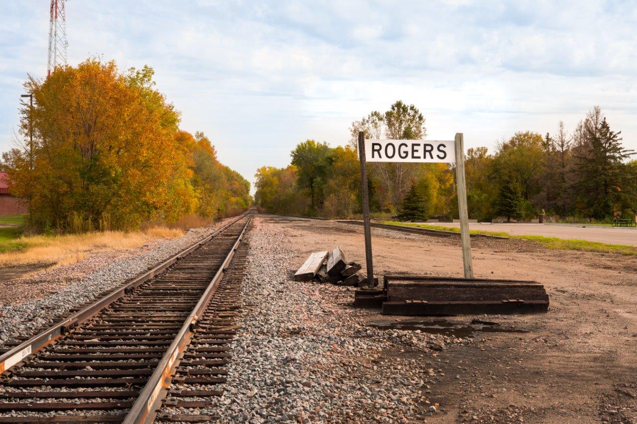 Picture of the railroad in Rogers, MN