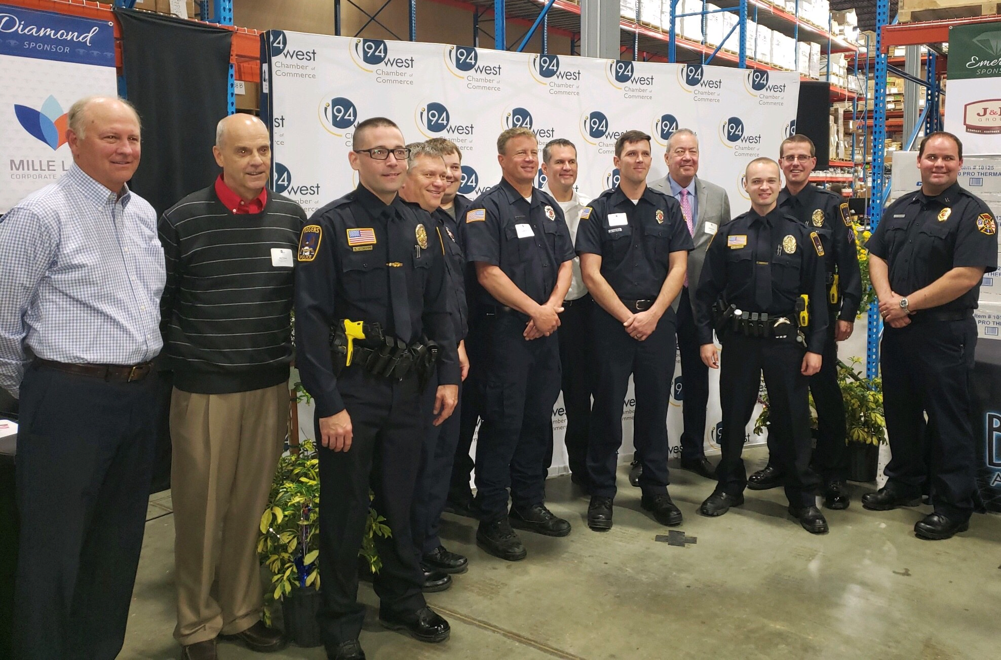 Rogers Police and Fire Awarded at I-94 First Responders Luncheon